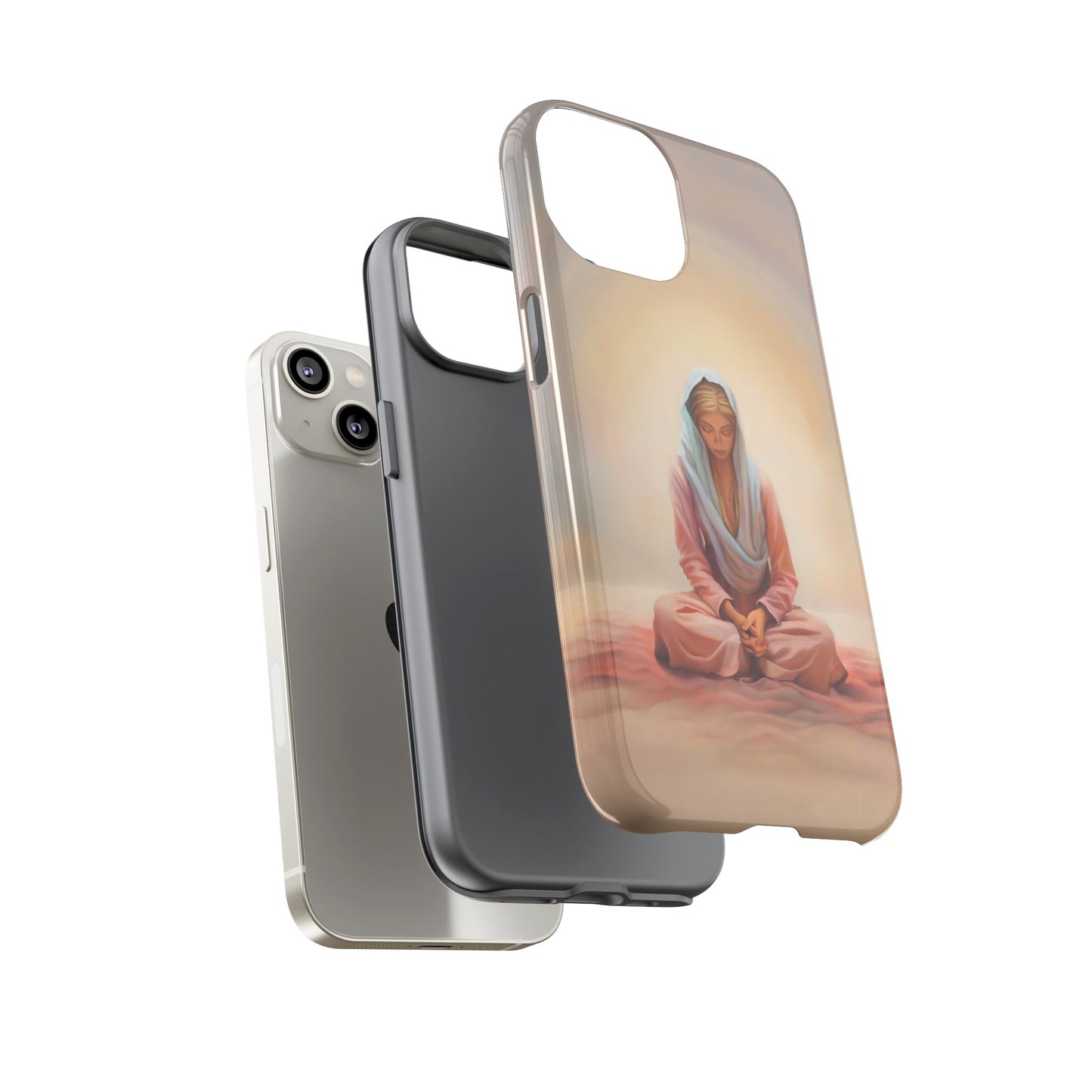 Stillness Tough Cases for Christian Women and Girls, Missionary Phone Cover, Stillness Reminder for phones, Gift for Christian Girls