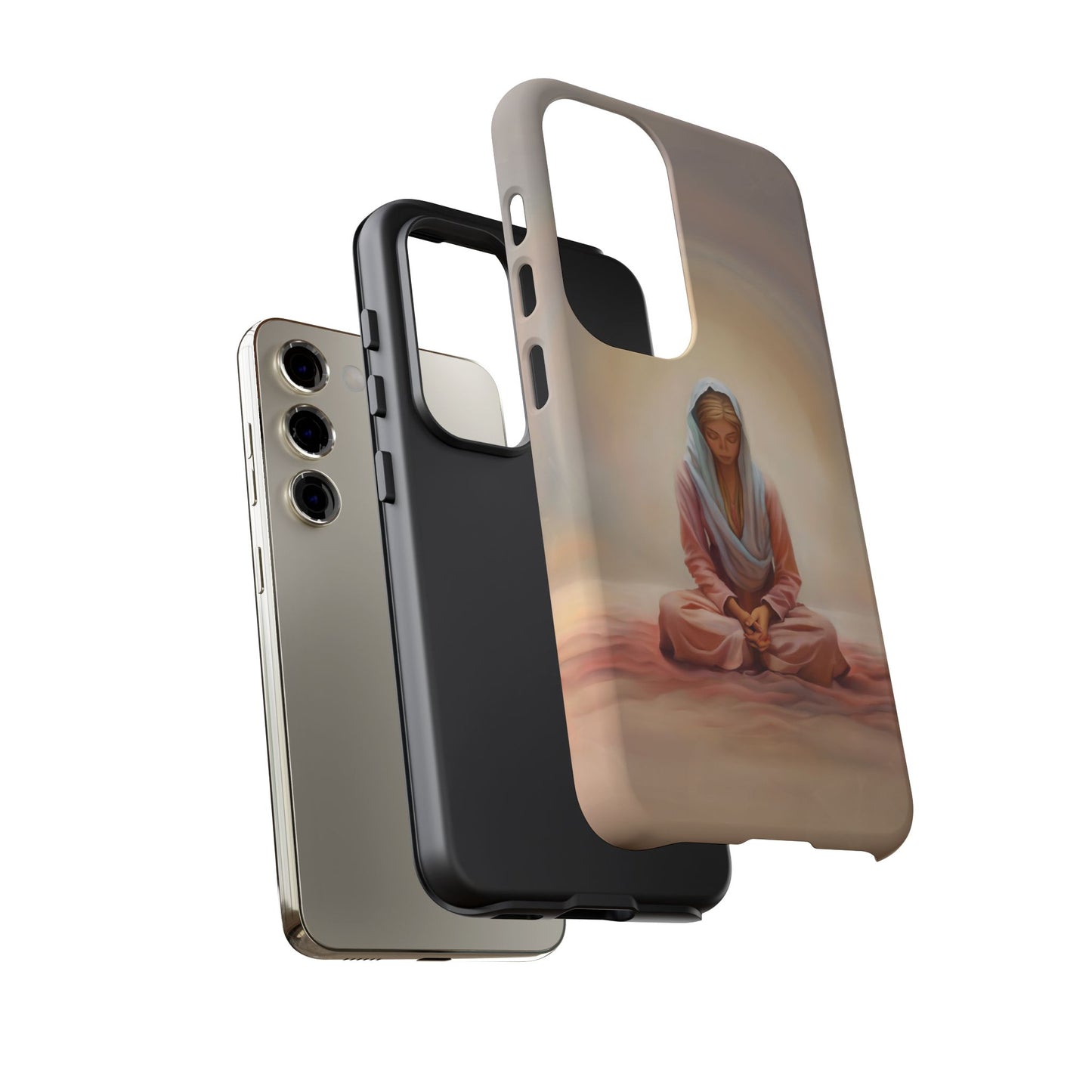 Stillness Tough Cases for Christian Women and Girls, Missionary Phone Cover, Stillness Reminder for phones, Gift for Christian Girls