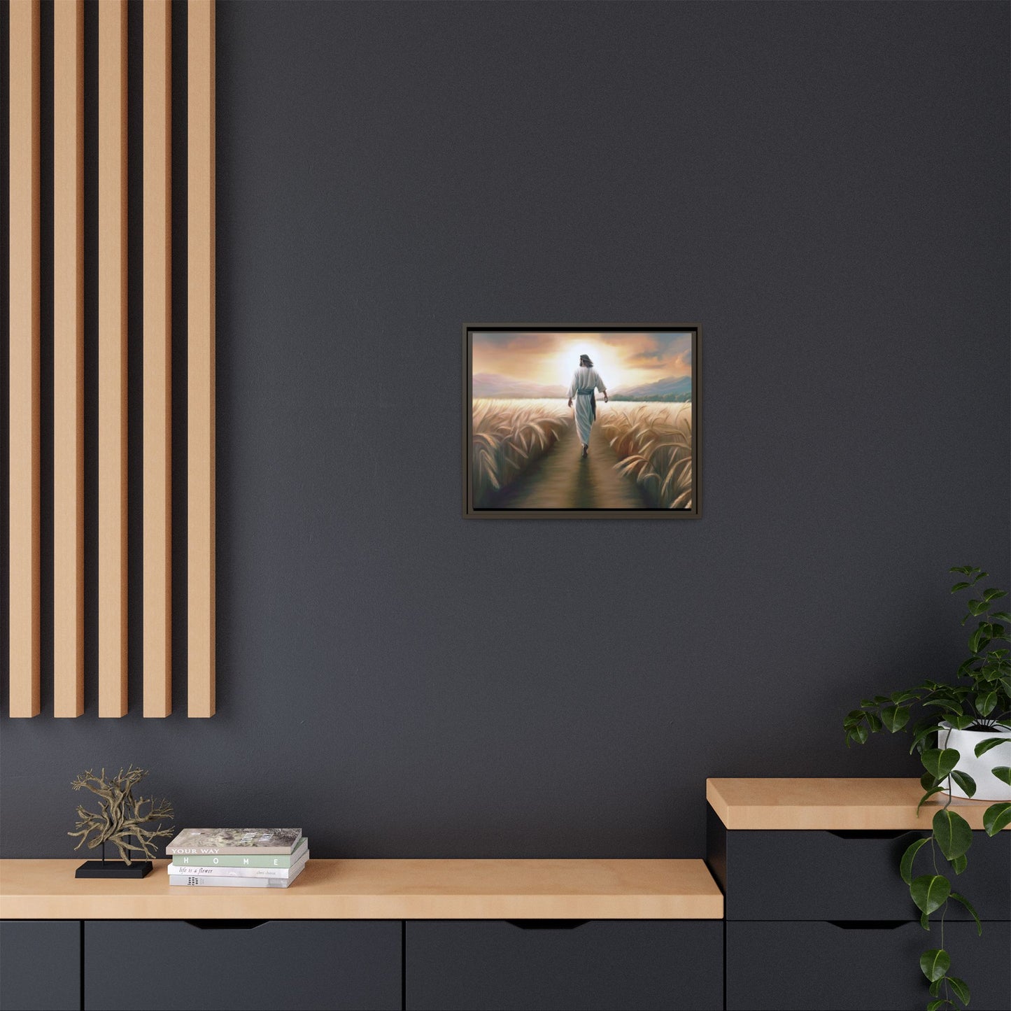 Called To Serve Canvas Print Framed Wall Art of Jesus Christ, Gift for Missionaries, Jesus in the Field beautiful