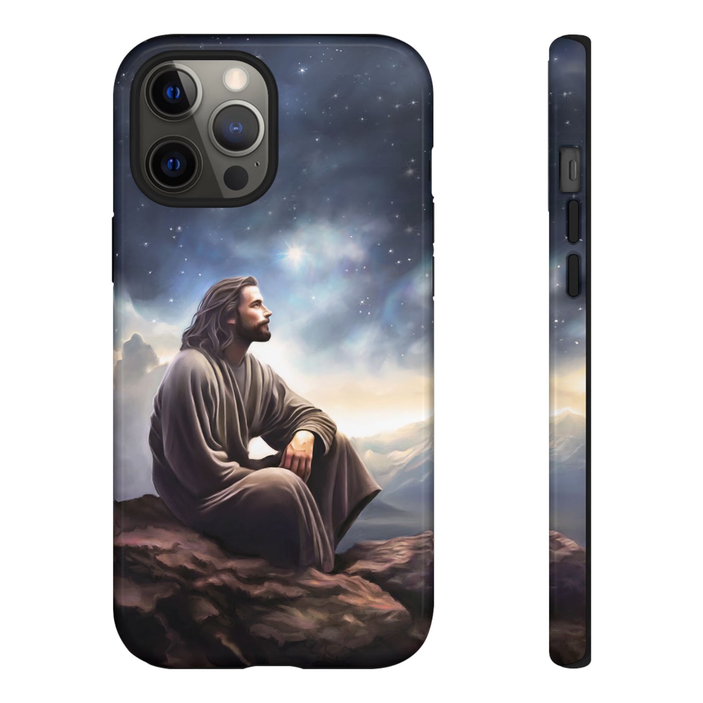 Jesus With The Stars Tough Phone Cases for Missionaries, Fun Special Gift for Bishops, Missionaries, Fun Gift for your missionary