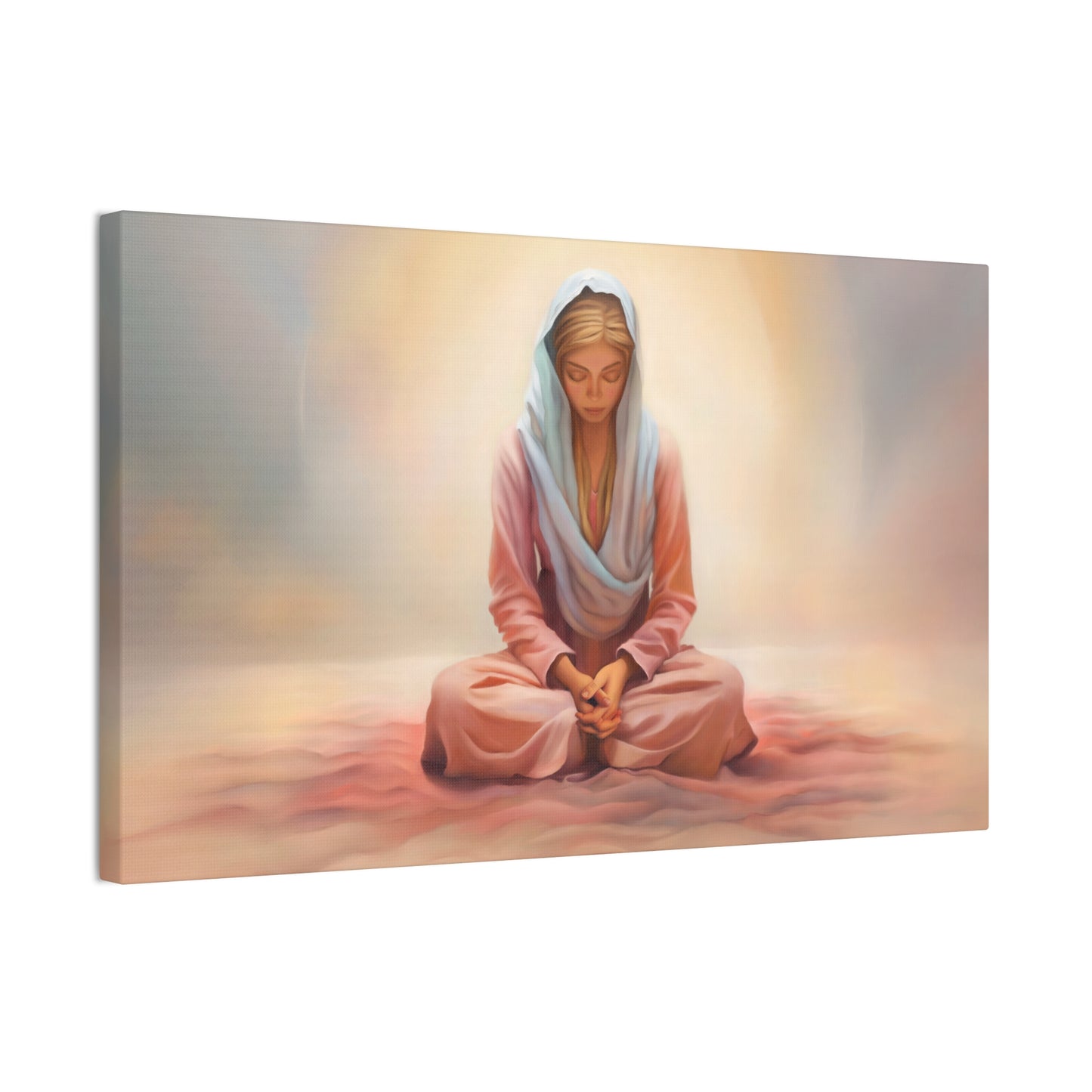 Stillness Fine Art Canvas Print, Female Discipleship, Gift for Her, Religious Gift for Her, Young Women Gift, Relief Society Gift, LDS artwork