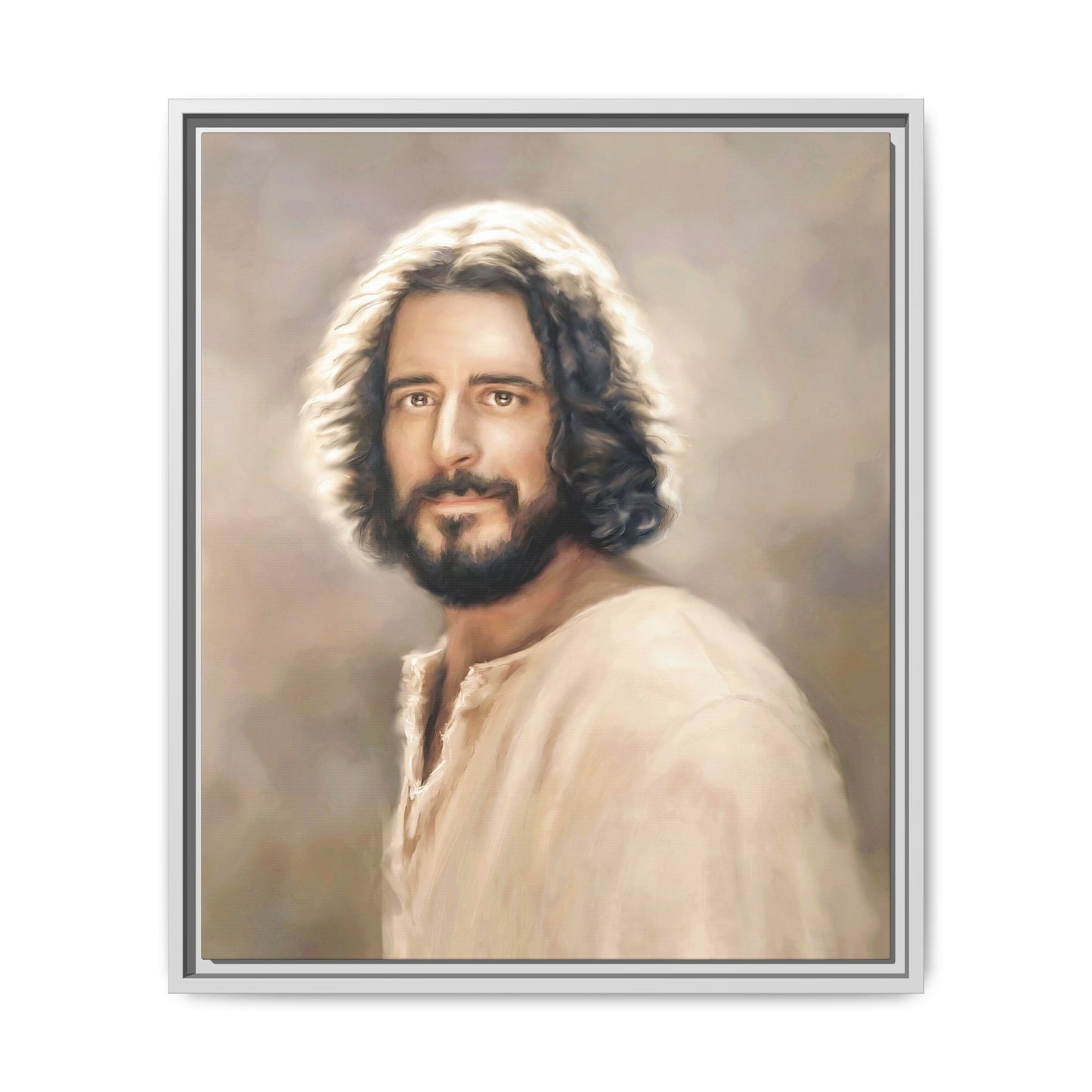 You Belong Framed Canvas Print Wall Art Jesus Christ, Framed, Religious Spiritual Home Decor Print, Christian Gift Idea, Matte Handmade