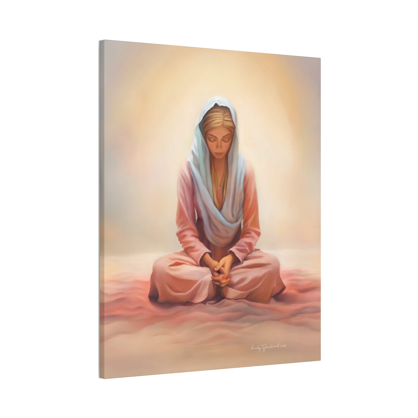 Stillness Fine Art Canvas Print, Female Discipleship, Gift for Her, Religious Gift for Her, Young Women Gift, Relief Society Gift, LDS artwork