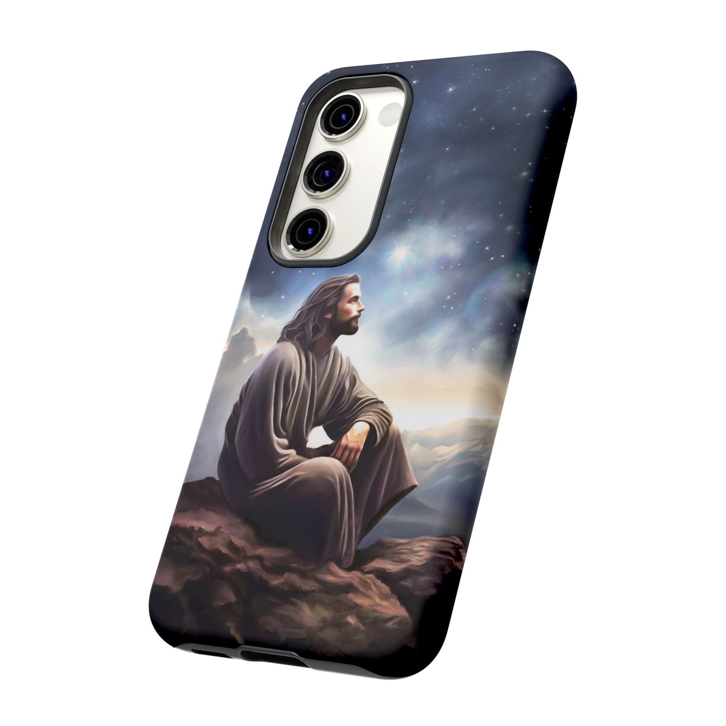 Jesus With The Stars Tough Phone Cases for Missionaries, Fun Special Gift for Bishops, Missionaries, Fun Gift for your missionary