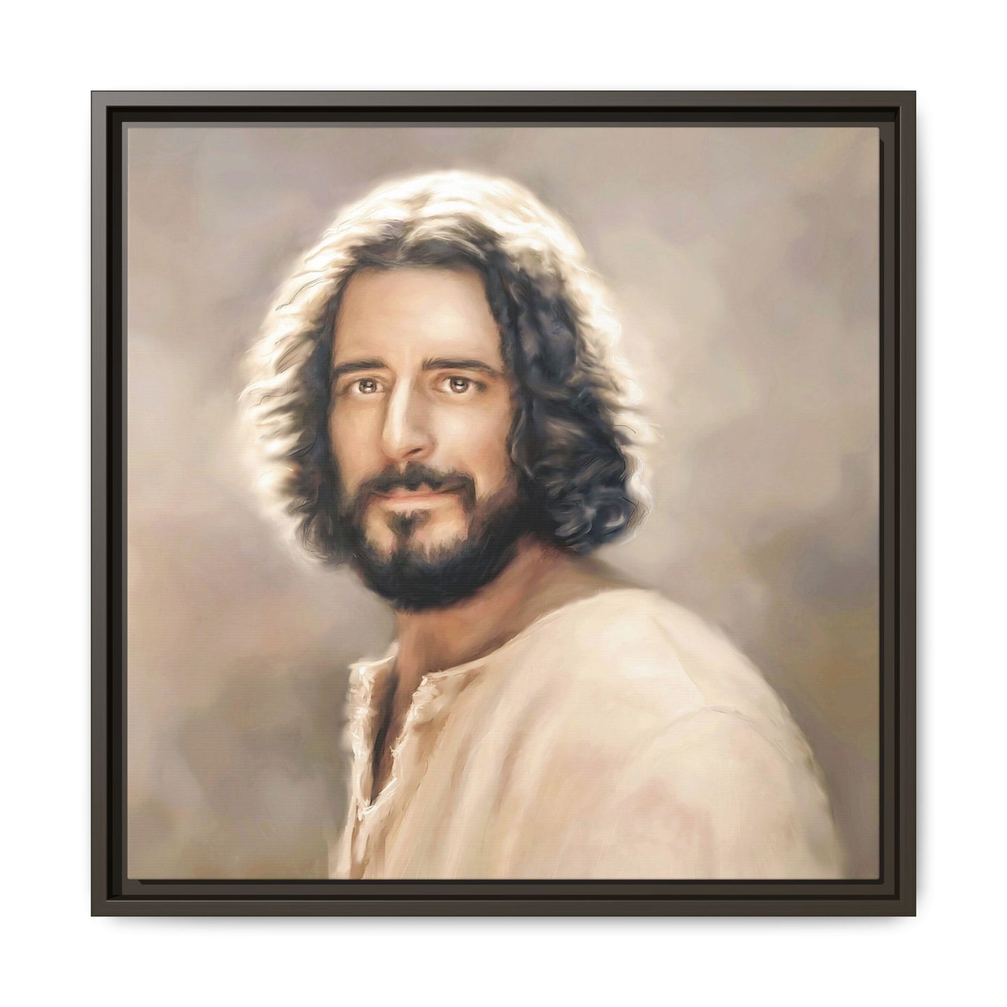 You Belong Framed Canvas Print Wall Art Jesus Christ, Framed, Religious Spiritual Home Decor Print, Christian Gift Idea, Matte Handmade