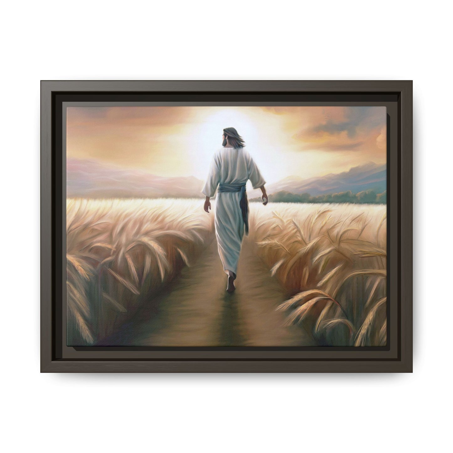 Called To Serve Canvas Print Framed Wall Art of Jesus Christ, Gift for Missionaries, Jesus in the Field beautiful