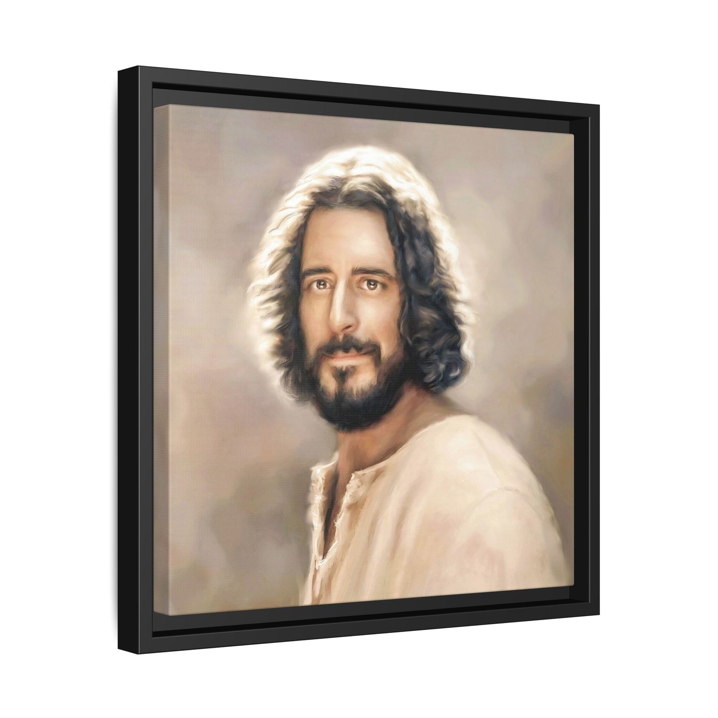 You Belong Framed Canvas Print Wall Art Jesus Christ, Framed, Religious Spiritual Home Decor Print, Christian Gift Idea, Matte Handmade
