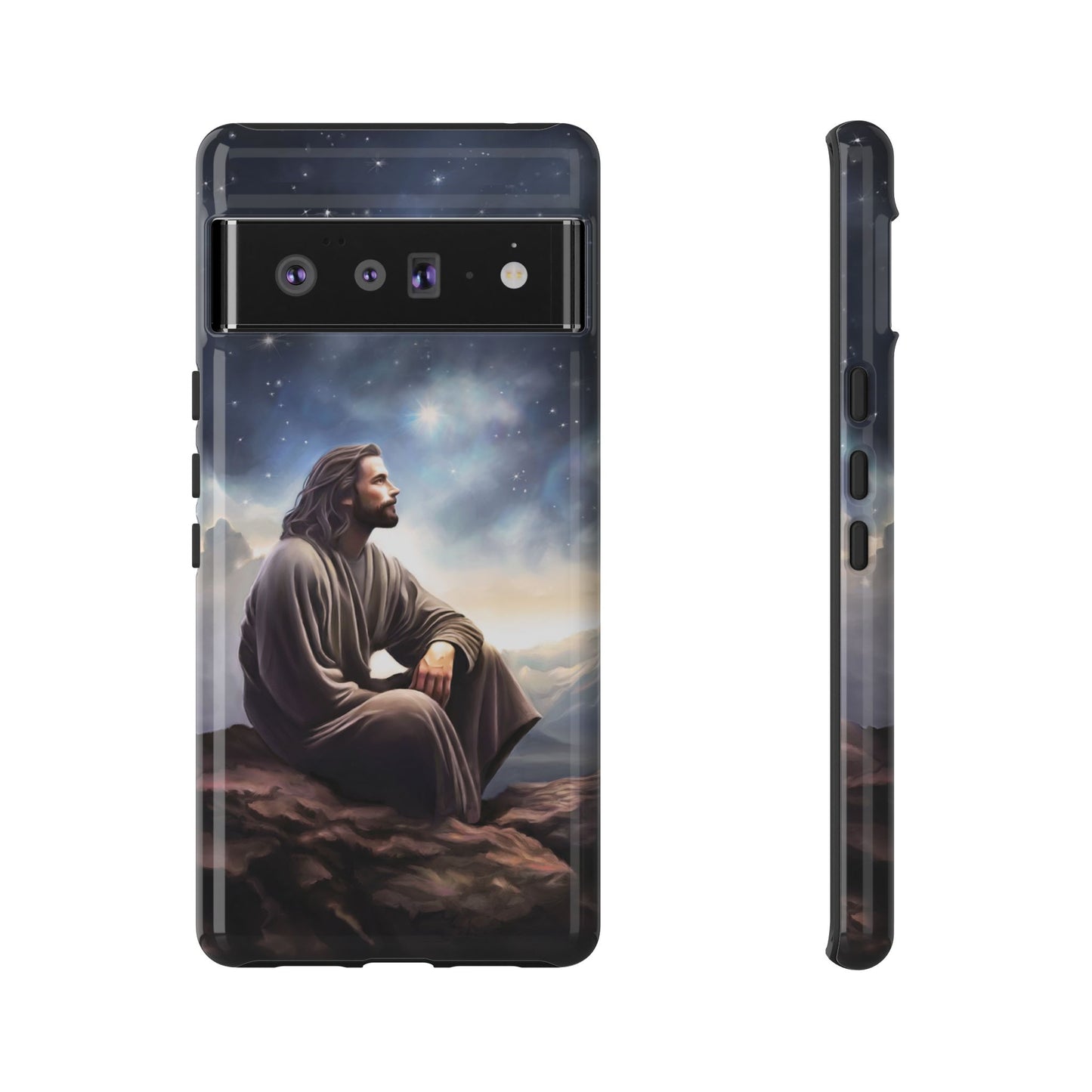 Jesus With The Stars Tough Phone Cases for Missionaries, Fun Special Gift for Bishops, Missionaries, Fun Gift for your missionary