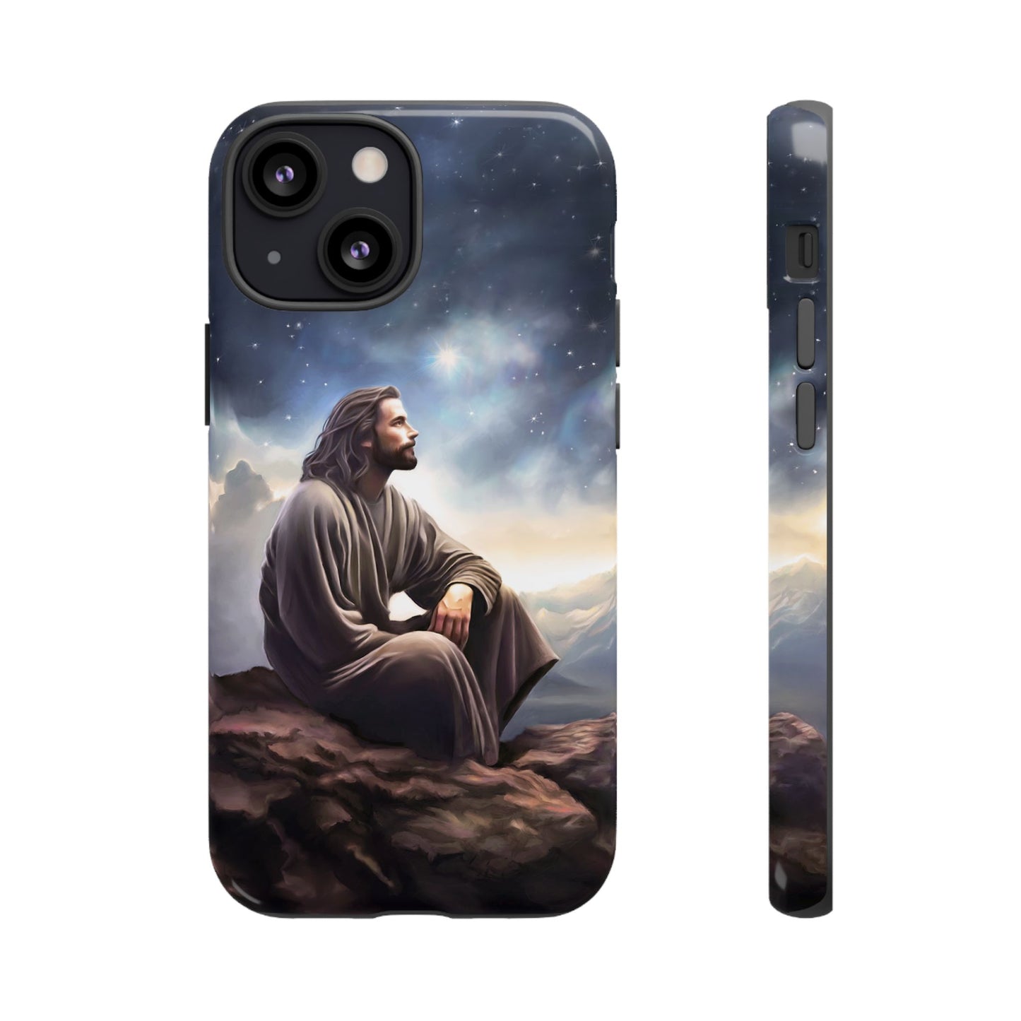 Jesus With The Stars Tough Phone Cases for Missionaries, Fun Special Gift for Bishops, Missionaries, Fun Gift for your missionary