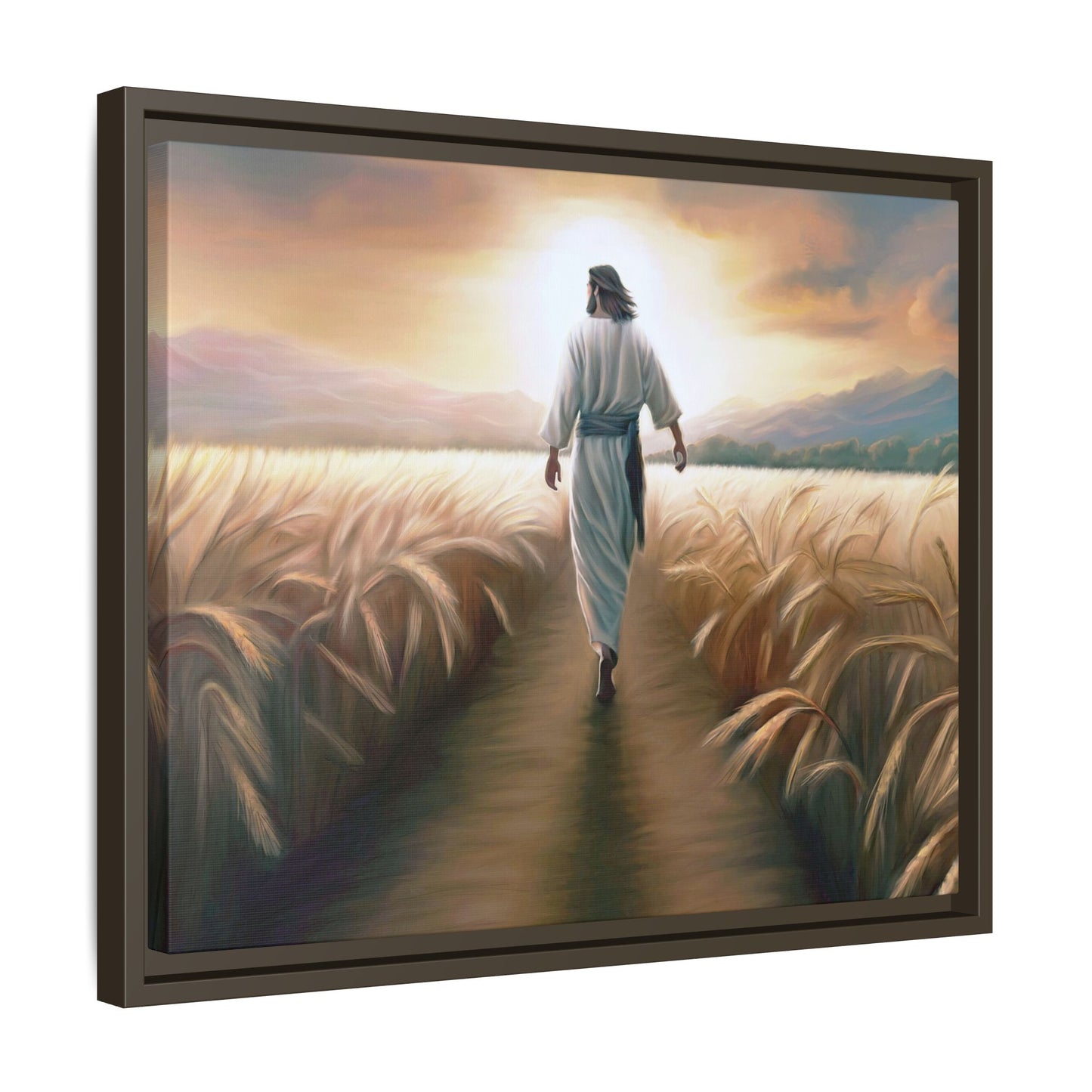 Called To Serve Canvas Print Framed Wall Art of Jesus Christ, Gift for Missionaries, Jesus in the Field beautiful
