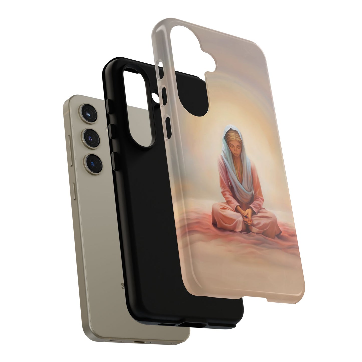 Stillness Tough Cases for Christian Women and Girls, Missionary Phone Cover, Stillness Reminder for phones, Gift for Christian Girls