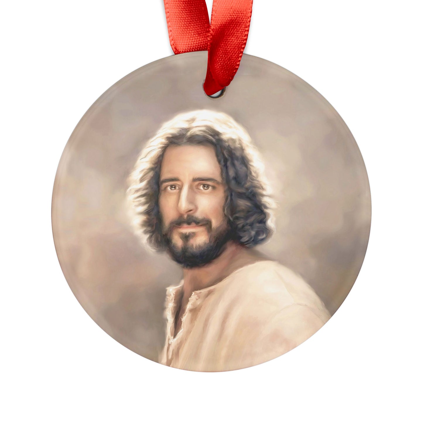 You Belong, Acrylic Jesus Ornament with Ribbon, Christmas Ornament, Inspired by The Chosen