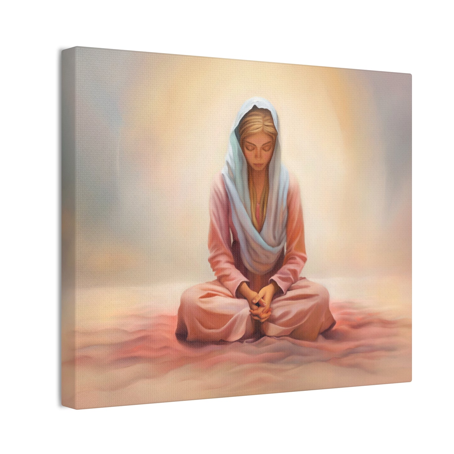 Stillness Fine Art Canvas Print, Female Discipleship, Gift for Her, Religious Gift for Her, Young Women Gift, Relief Society Gift, LDS artwork