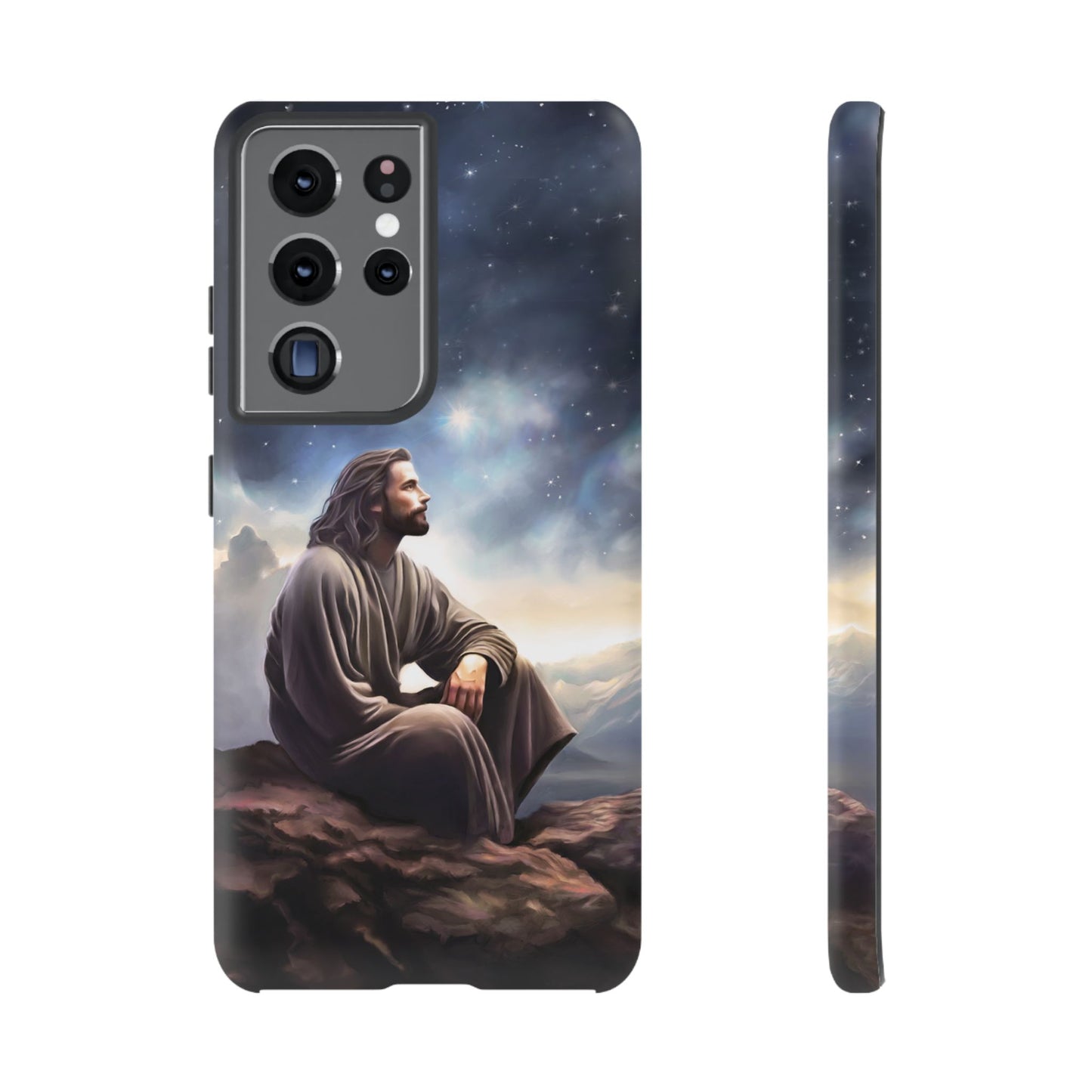 Jesus With The Stars Tough Phone Cases for Missionaries, Fun Special Gift for Bishops, Missionaries, Fun Gift for your missionary