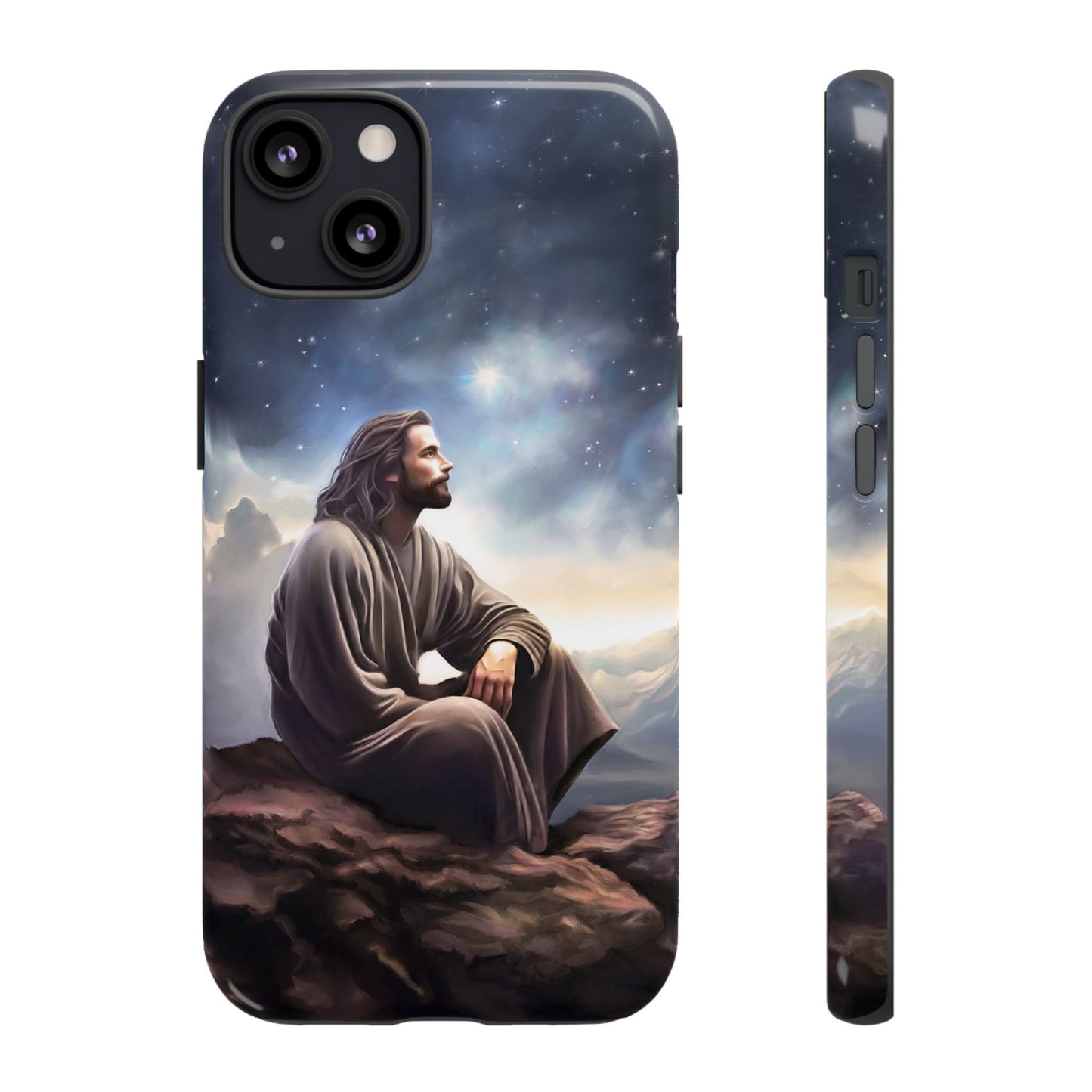 Jesus With The Stars Tough Phone Cases for Missionaries, Fun Special Gift for Bishops, Missionaries, Fun Gift for your missionary