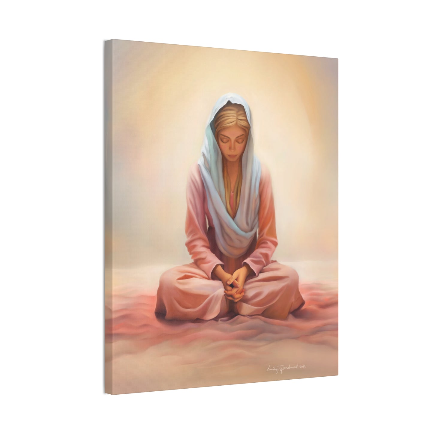 Stillness Fine Art Canvas Print, Female Discipleship, Gift for Her, Religious Gift for Her, Young Women Gift, Relief Society Gift, LDS artwork
