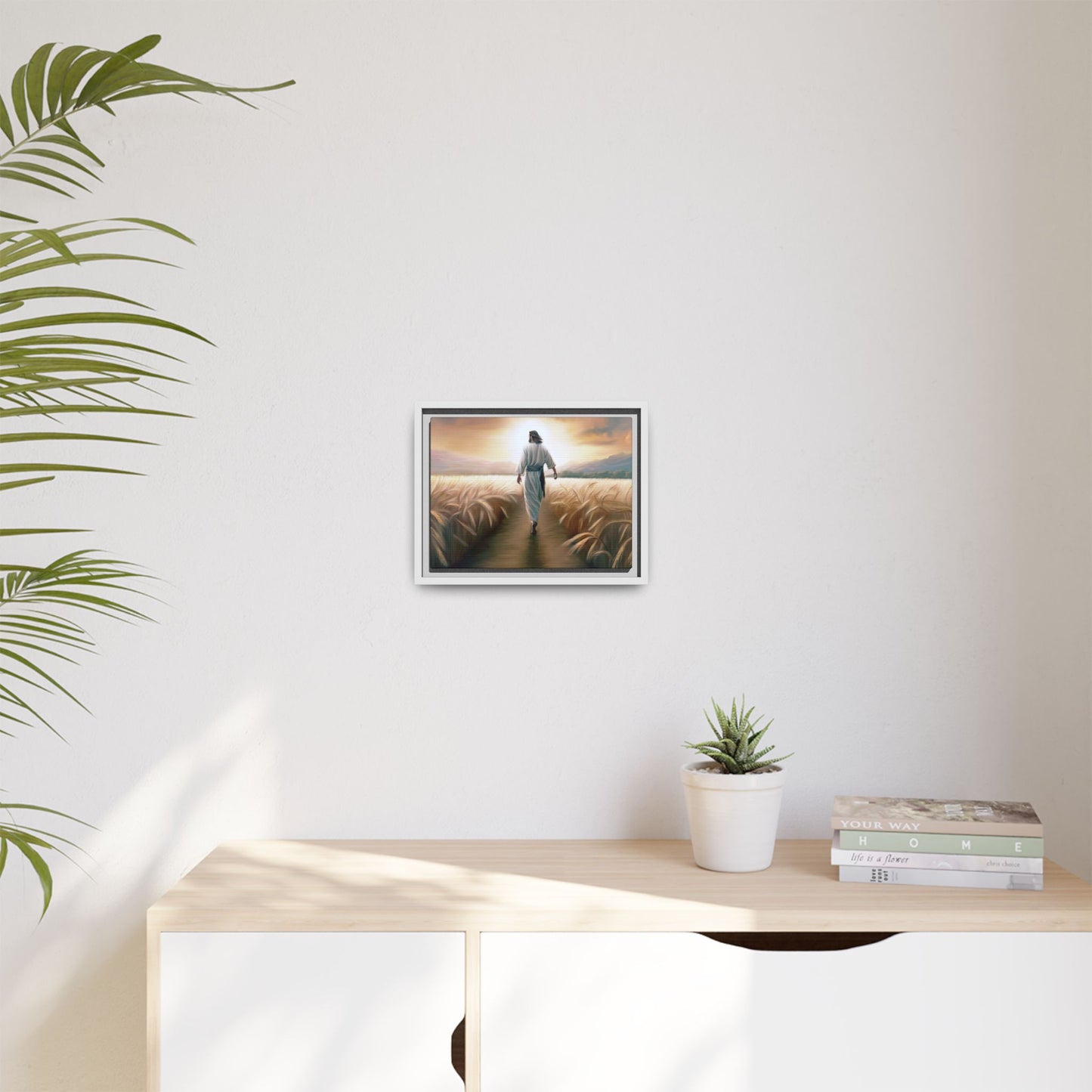 Called To Serve Canvas Print Framed Wall Art of Jesus Christ, Gift for Missionaries, Jesus in the Field beautiful