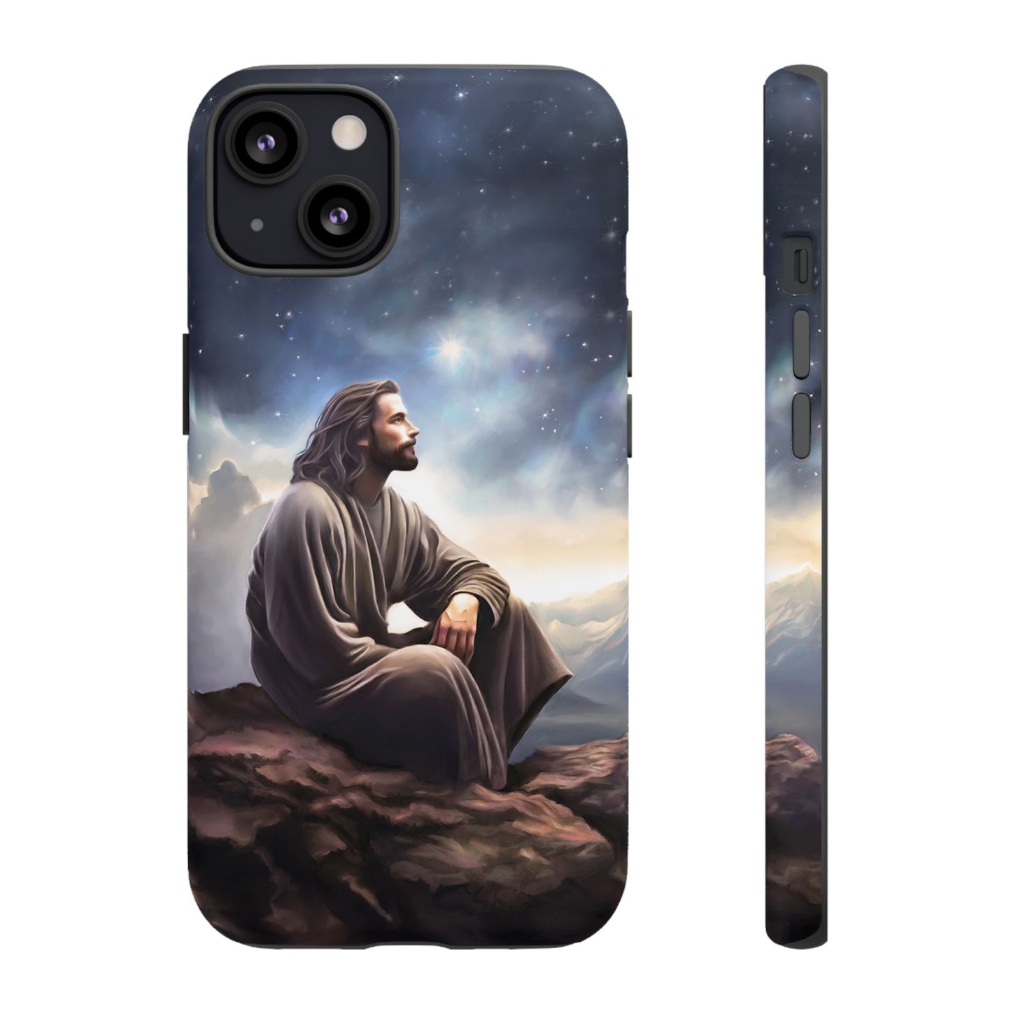 Jesus With The Stars Tough Phone Cases for Missionaries, Fun Special Gift for Bishops, Missionaries, Fun Gift for your missionary