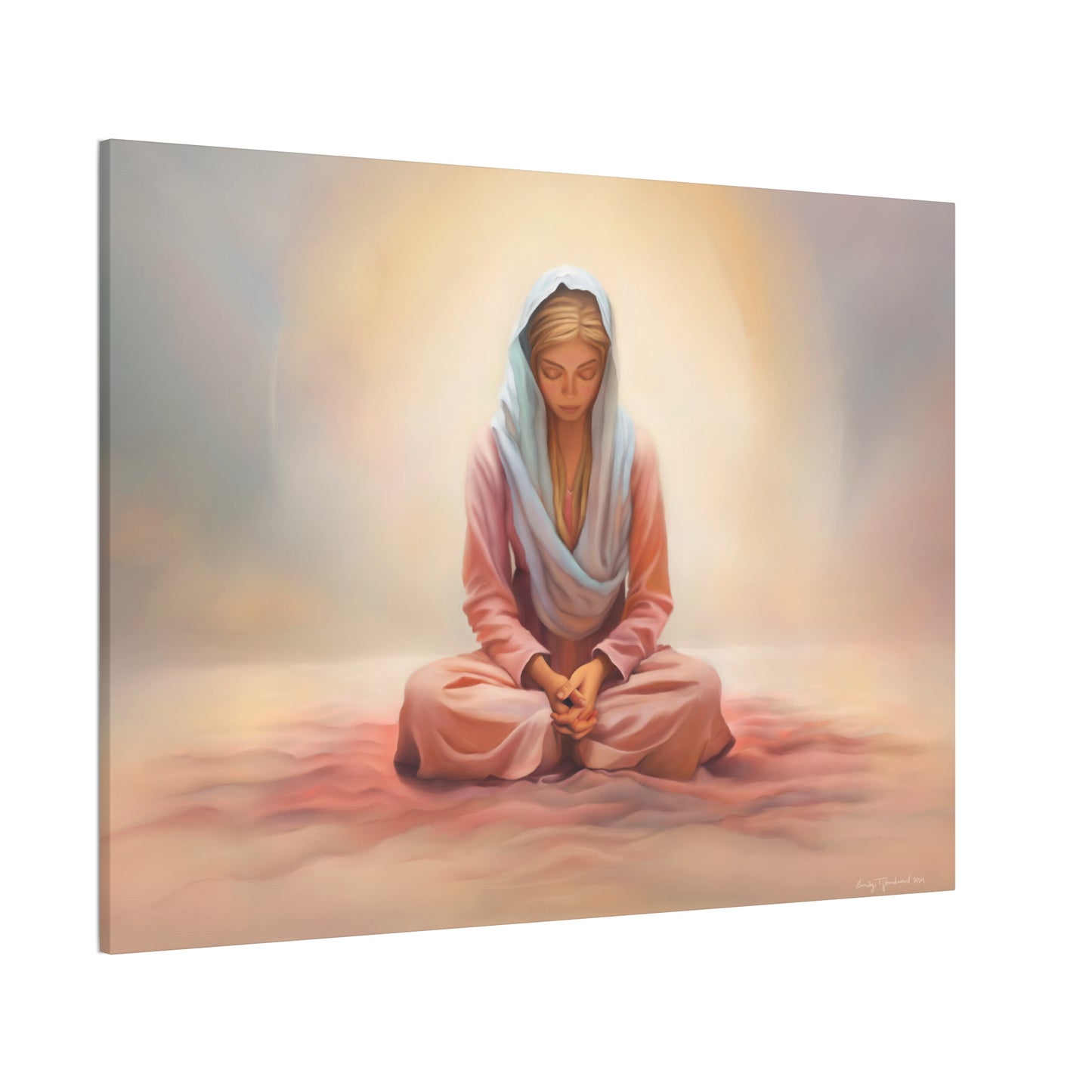 Stillness Fine Art Canvas Print, Female Discipleship, Gift for Her, Religious Gift for Her, Young Women Gift, Relief Society Gift, LDS artwork
