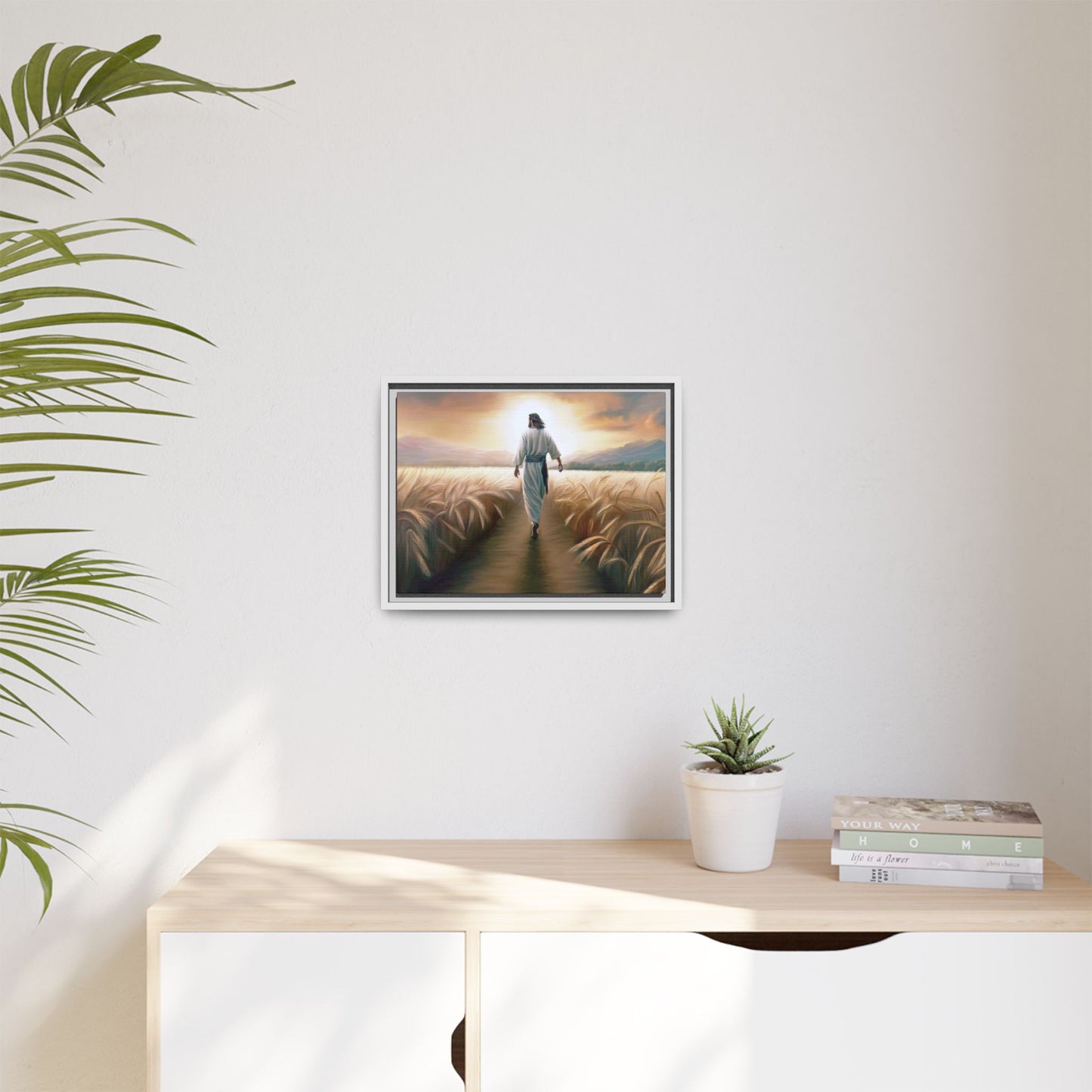 Called To Serve Canvas Print Framed Wall Art of Jesus Christ, Gift for Missionaries, Jesus in the Field beautiful