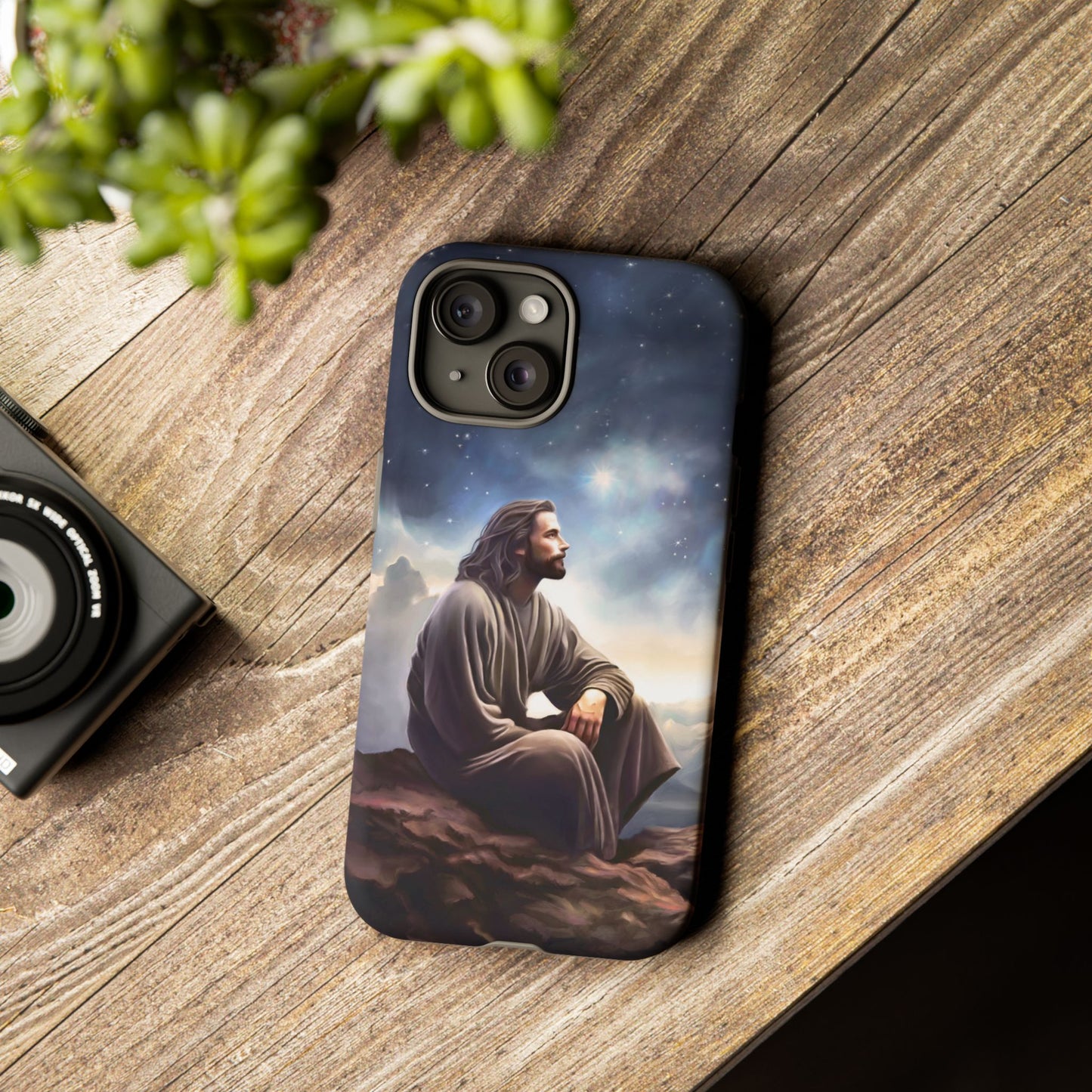 Jesus With The Stars Tough Phone Cases for Missionaries, Fun Special Gift for Bishops, Missionaries, Fun Gift for your missionary