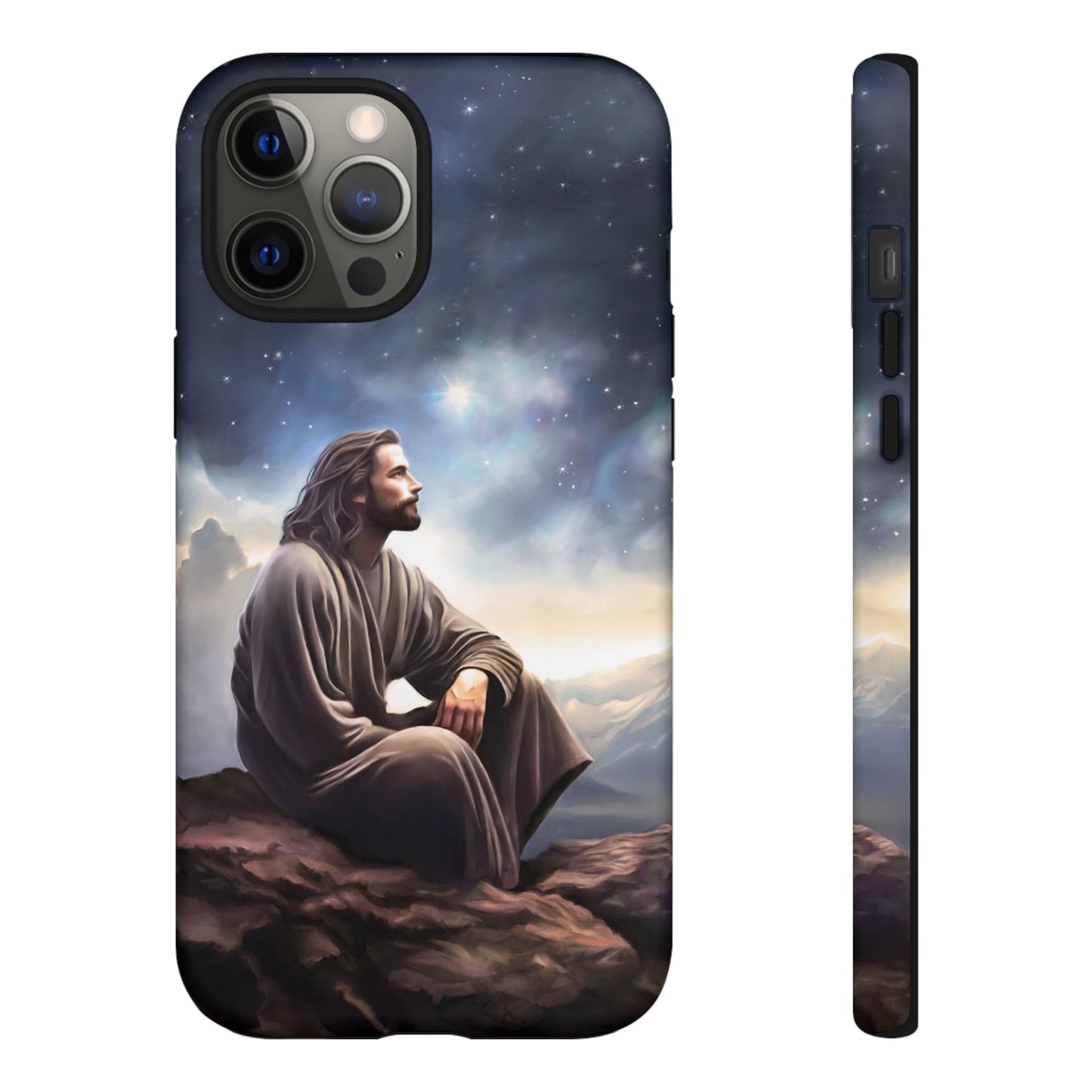 Jesus With The Stars Tough Phone Cases for Missionaries, Fun Special Gift for Bishops, Missionaries, Fun Gift for your missionary