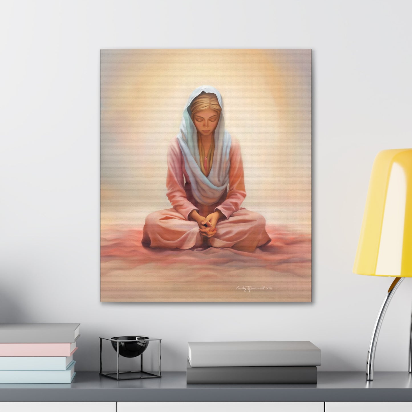 Stillness Fine Art Canvas Print, Female Discipleship, Gift for Her, Religious Gift for Her, Young Women Gift, Relief Society Gift, LDS artwork