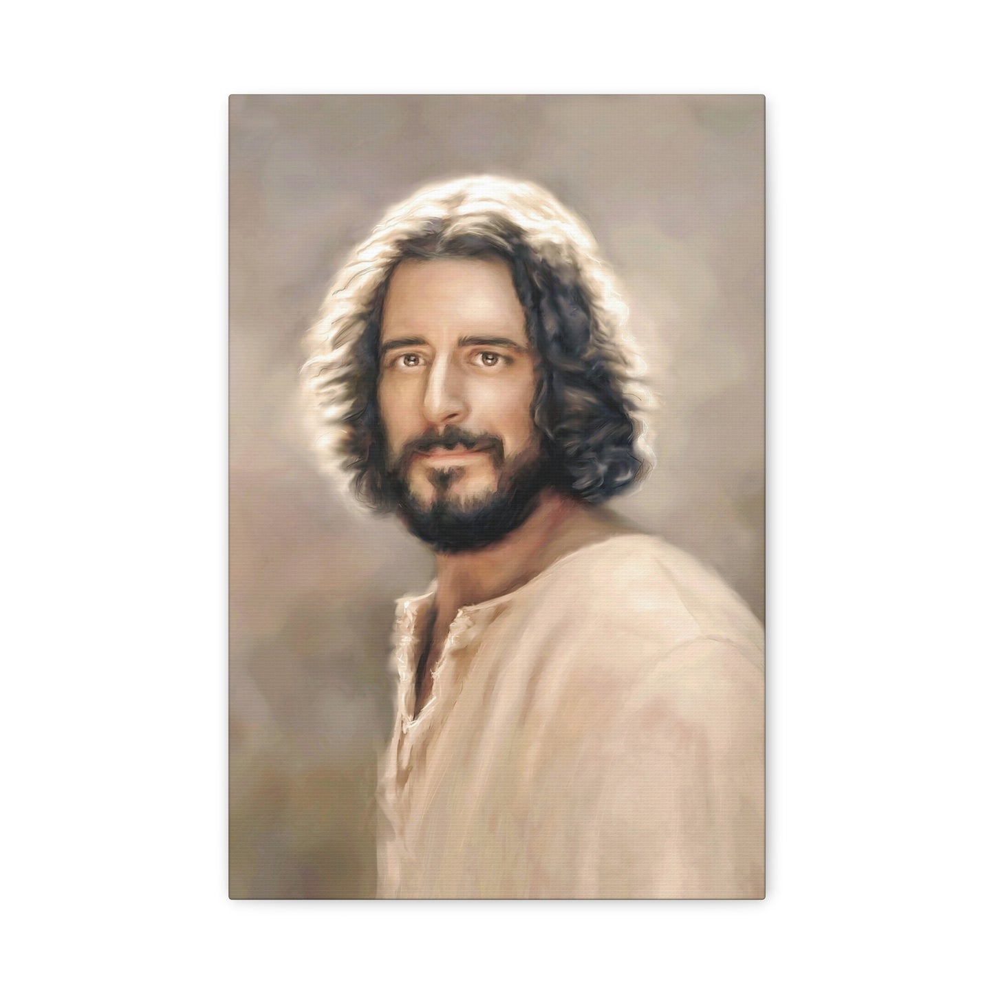 You Belong, Jesus Christ Portrait, Fine Art Canvas Print, multiple sizes, inspired by The Chosen Artwork of Jesus Painting, Gift for Christian Homes