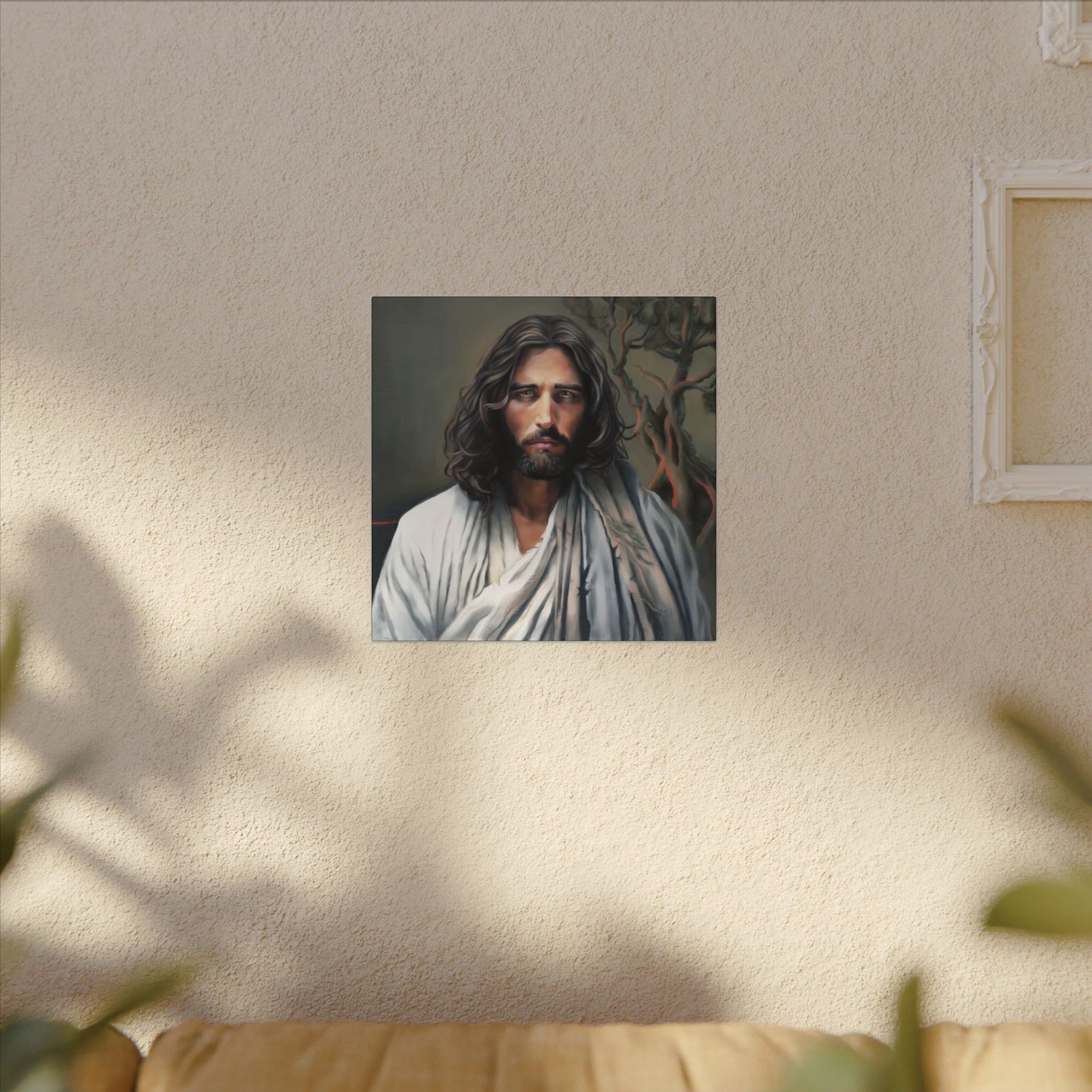 The End of Suffering Portrait of Christ, Fine Art Canvas Print, Christian Art, Beautiful Jesus Artwork, Jesus Christ Gift