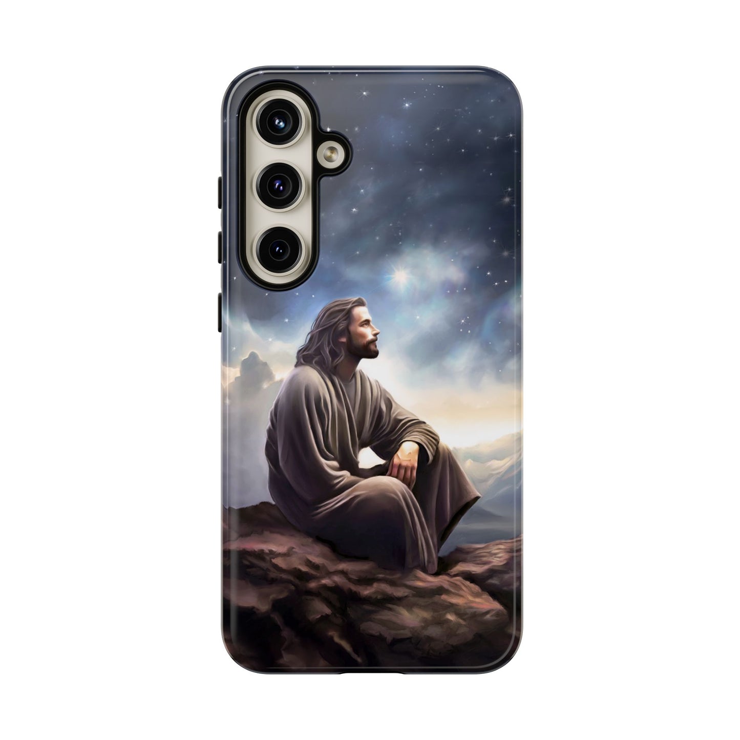 Jesus With The Stars Tough Phone Cases for Missionaries, Fun Special Gift for Bishops, Missionaries, Fun Gift for your missionary