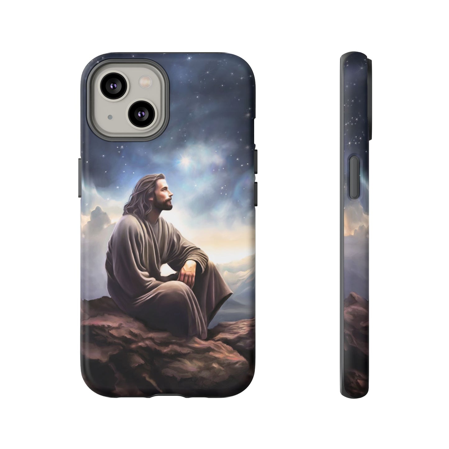 Jesus With The Stars Tough Phone Cases for Missionaries, Fun Special Gift for Bishops, Missionaries, Fun Gift for your missionary