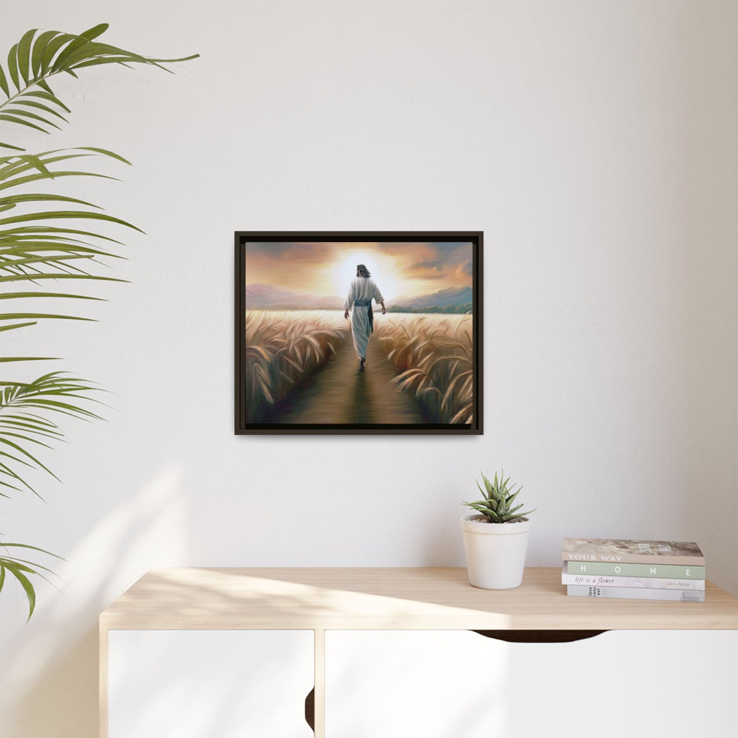 Called To Serve Canvas Print Framed Wall Art of Jesus Christ, Gift for Missionaries, Jesus in the Field beautiful