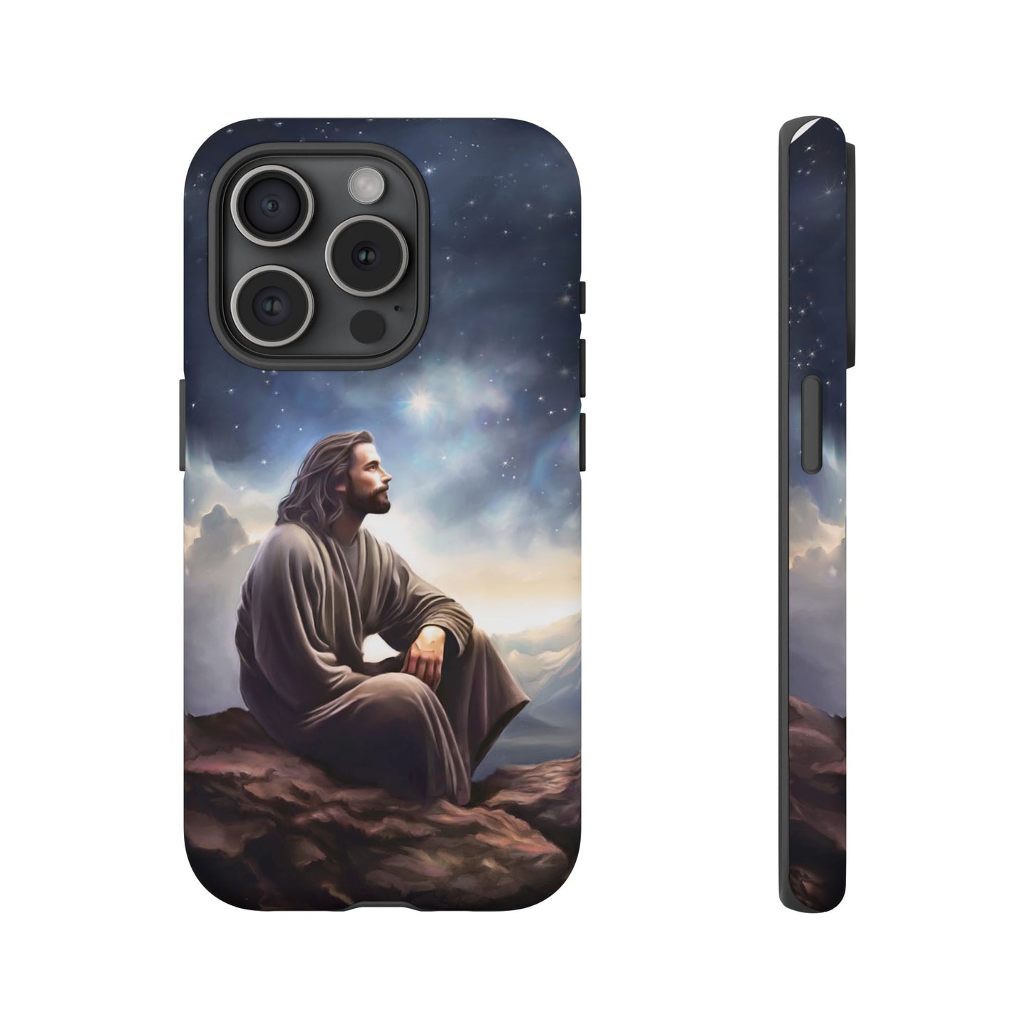 Jesus With The Stars Tough Phone Cases for Missionaries, Fun Special Gift for Bishops, Missionaries, Fun Gift for your missionary