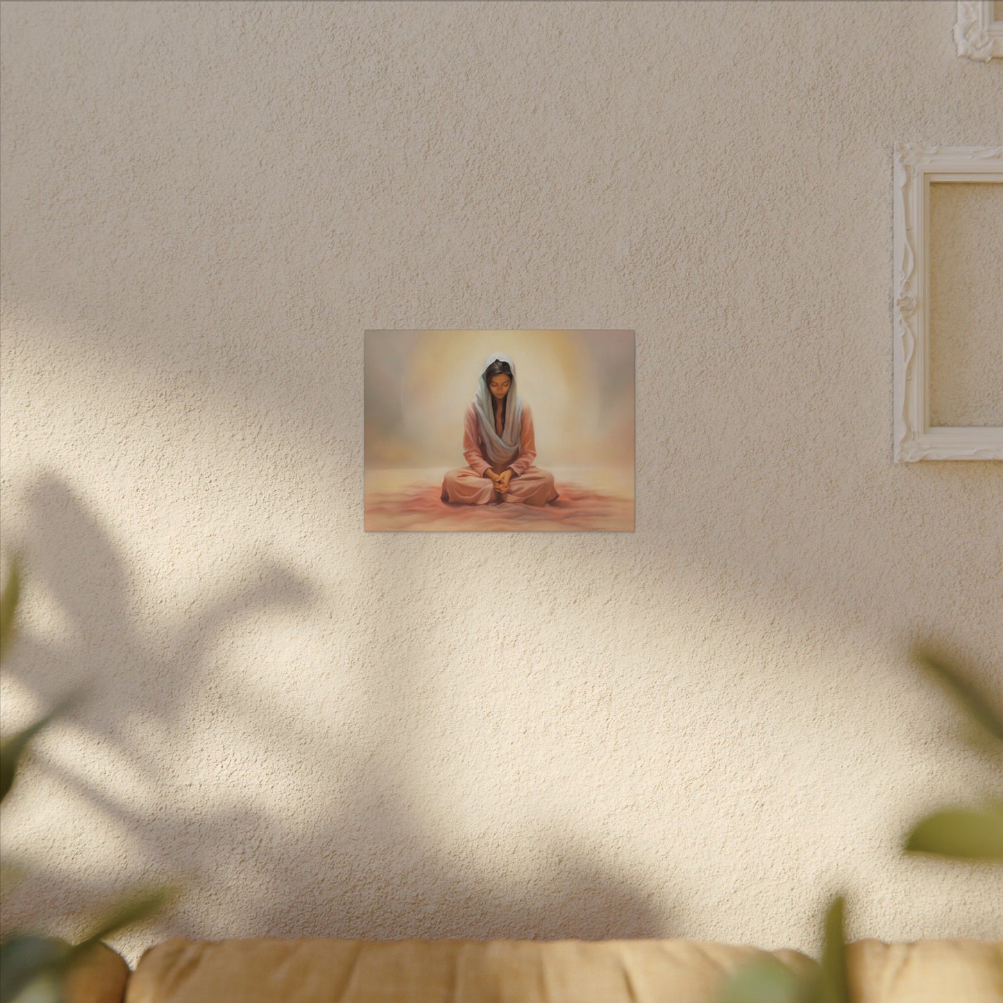 Stillness Fine Art Canvas Print, Spiritual Art, Gift for Her, Christian Artwork, Home Gift, Religious Artwork, Female Discipleship