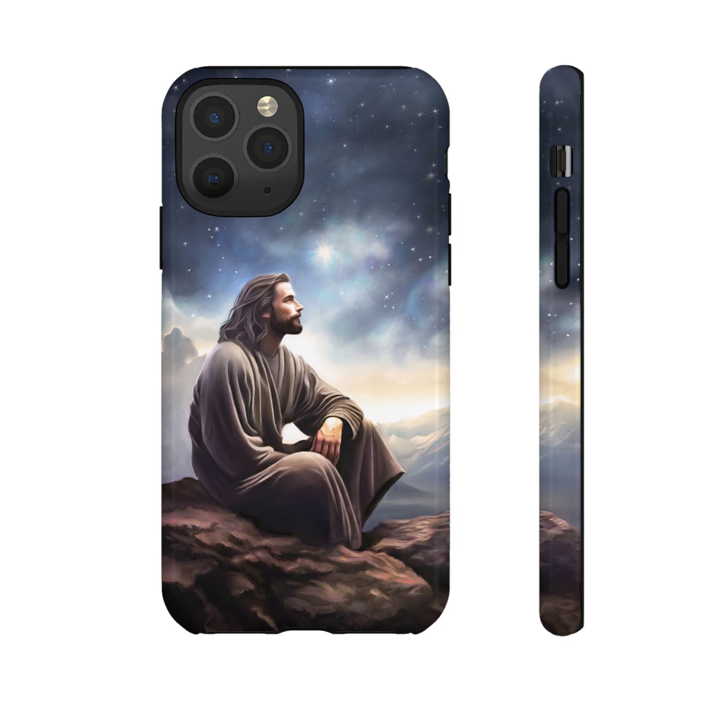 Jesus With The Stars Tough Phone Cases for Missionaries, Fun Special Gift for Bishops, Missionaries, Fun Gift for your missionary
