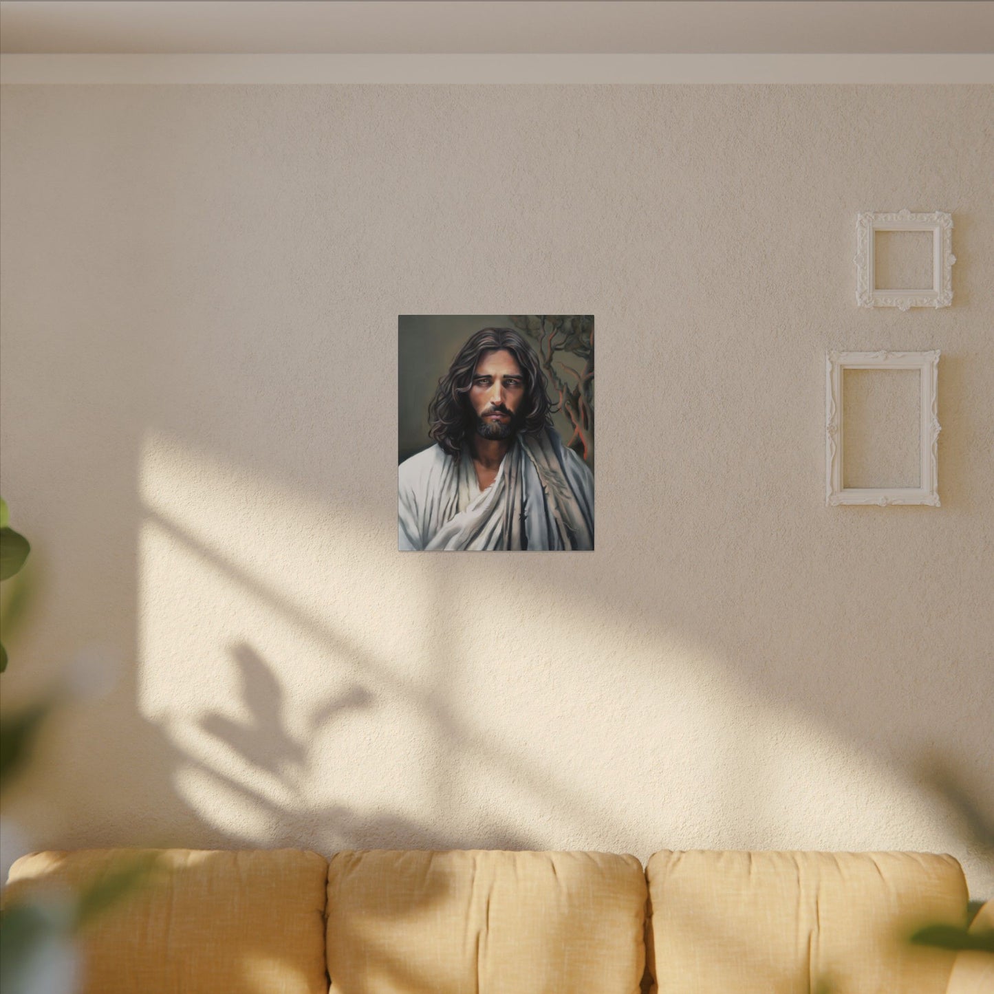 The End of Suffering Portrait of Christ, Fine Art Canvas Print, Christian Art, Beautiful Jesus Artwork, Jesus Christ Gift