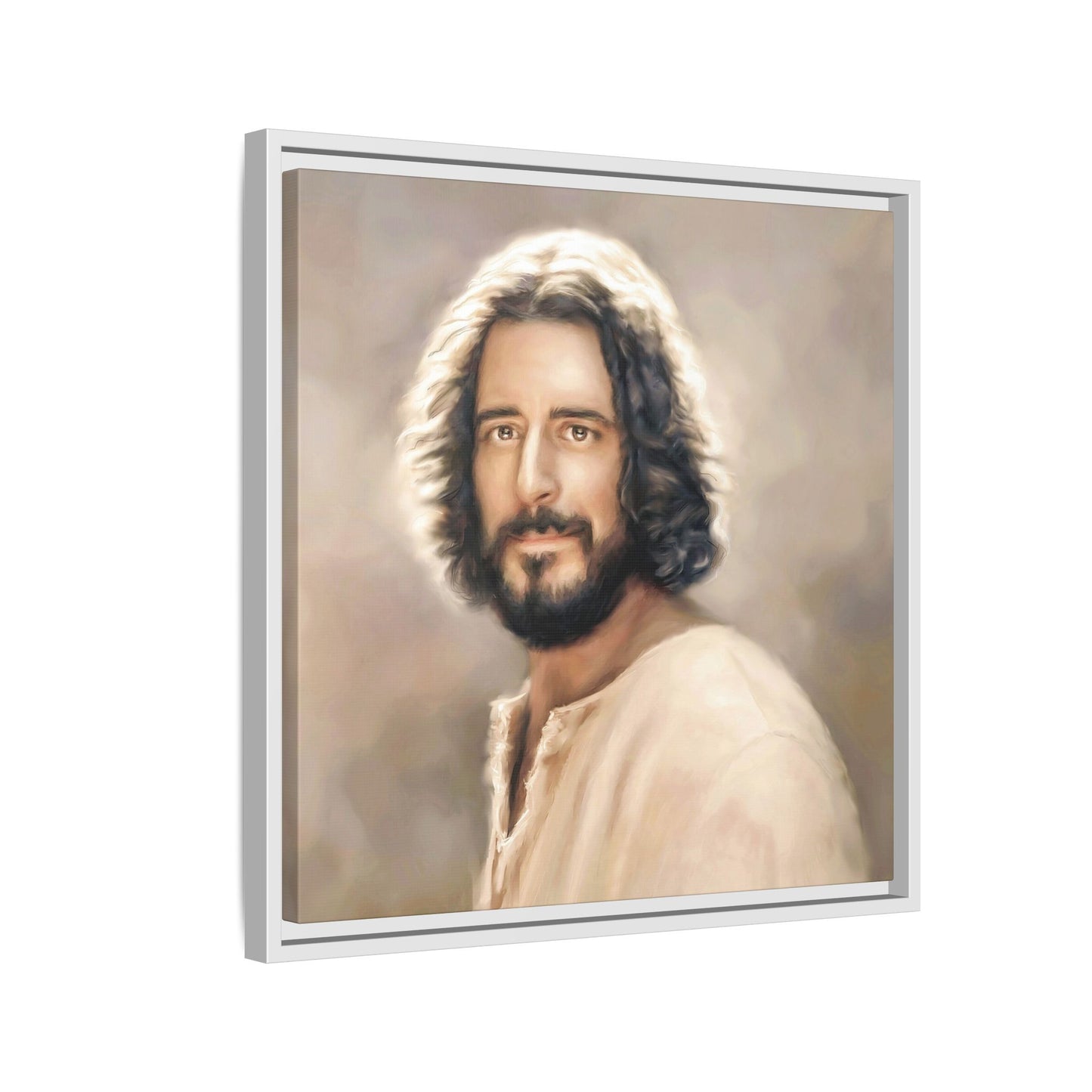 You Belong Framed Canvas Print Wall Art Jesus Christ, Framed, Religious Spiritual Home Decor Print, Christian Gift Idea, Matte Handmade