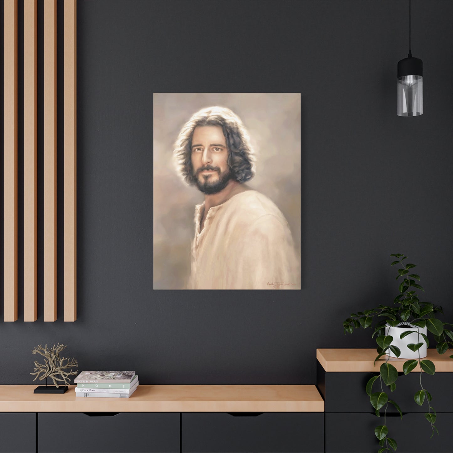 You Belong Jesus Christ Portrait, multiple sizes, The Chosen Artwork of Jesus Painting, Gift for Christian Homes