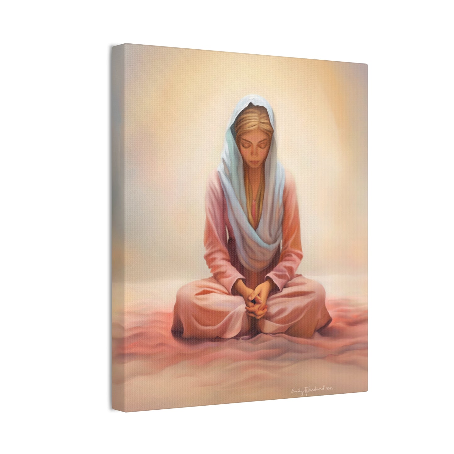Stillness Fine Art Canvas Print, Female Discipleship, Gift for Her, Religious Gift for Her, Young Women Gift, Relief Society Gift, LDS artwork