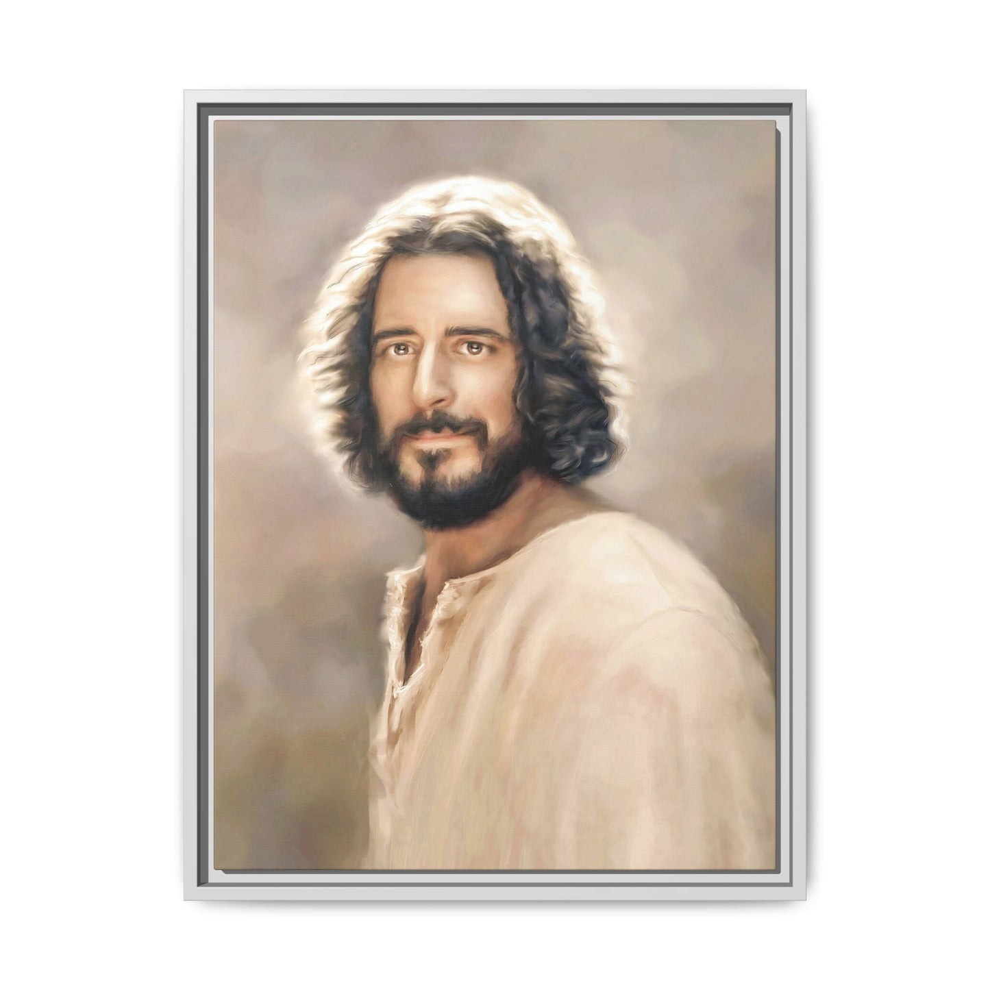 You Belong Framed Canvas Print Wall Art Jesus Christ, Framed, Religious Spiritual Home Decor Print, Christian Gift Idea, Matte Handmade