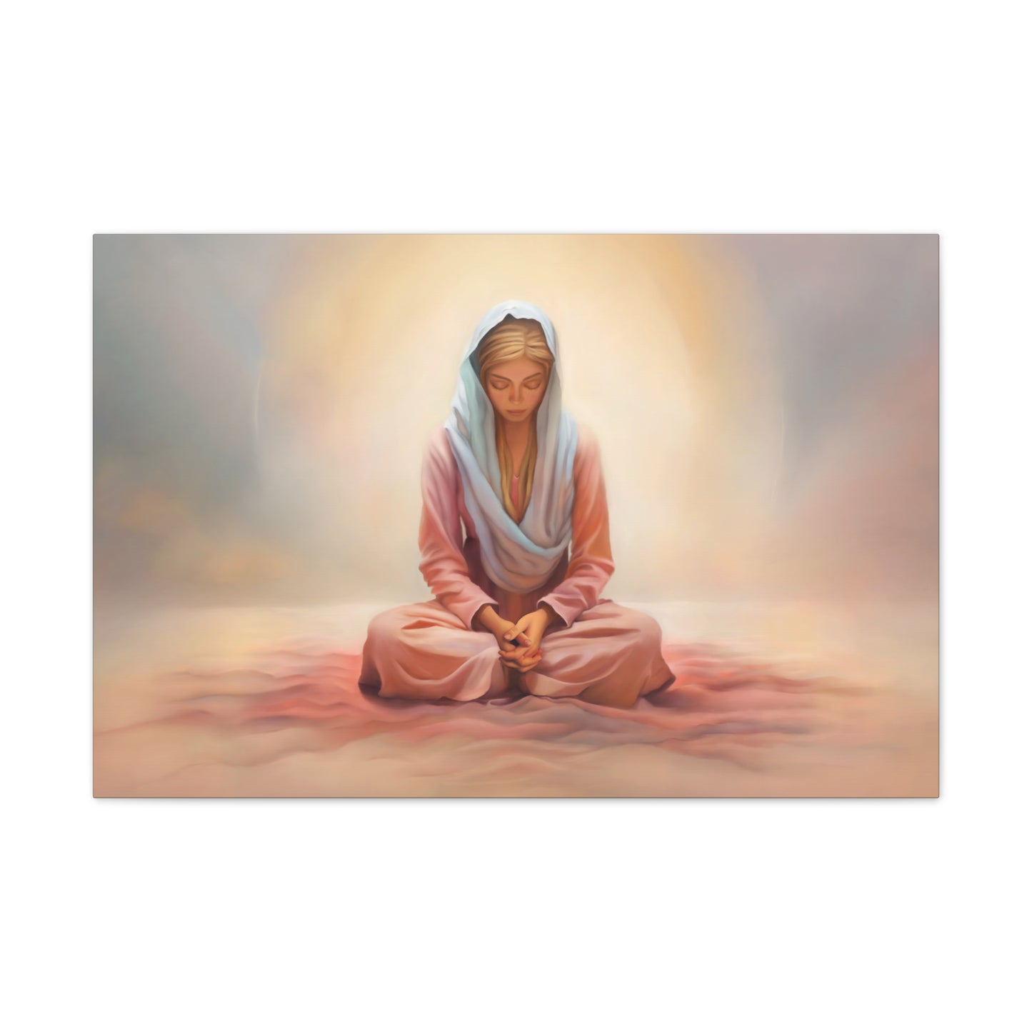 Stillness Fine Art Canvas Print, Female Discipleship, Gift for Her, Religious Gift for Her, Young Women Gift, Relief Society Gift, LDS artwork