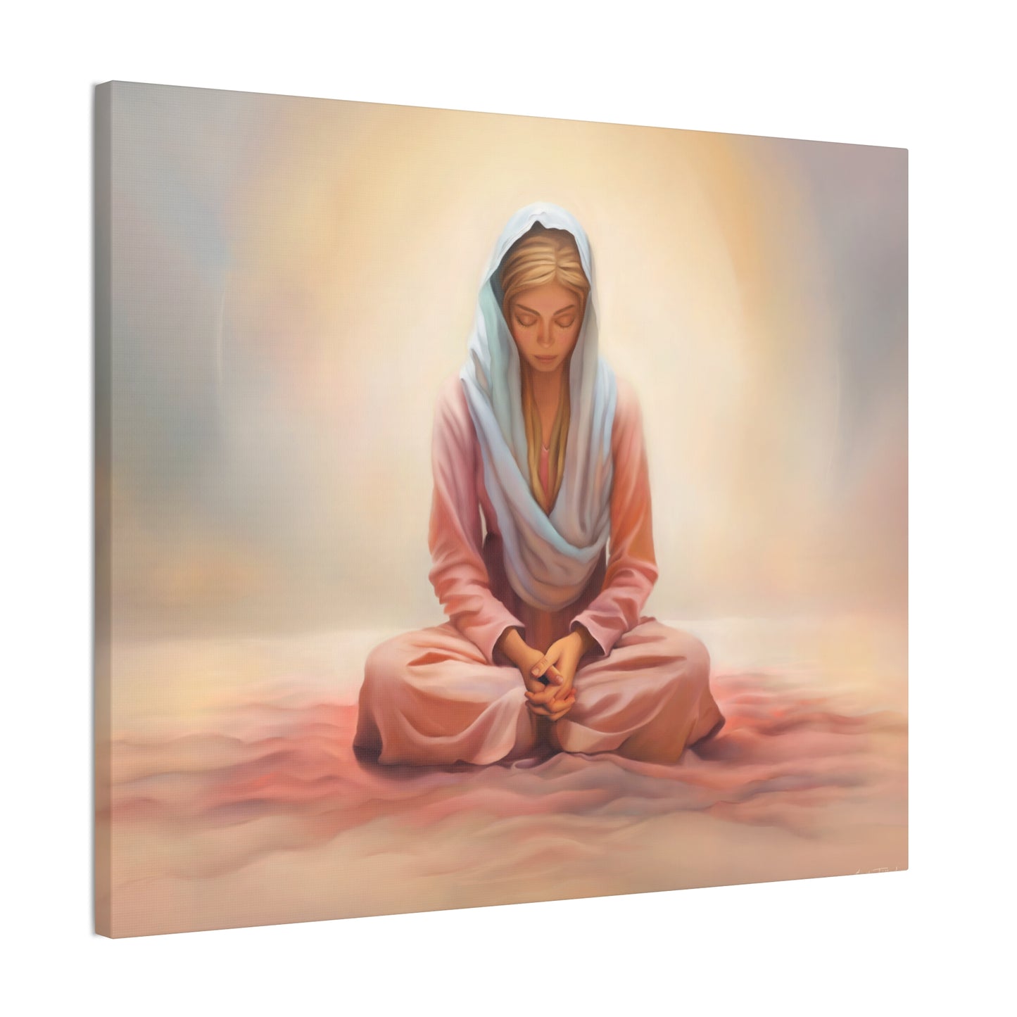 Stillness Fine Art Canvas Print, Female Discipleship, Gift for Her, Religious Gift for Her, Young Women Gift, Relief Society Gift, LDS artwork