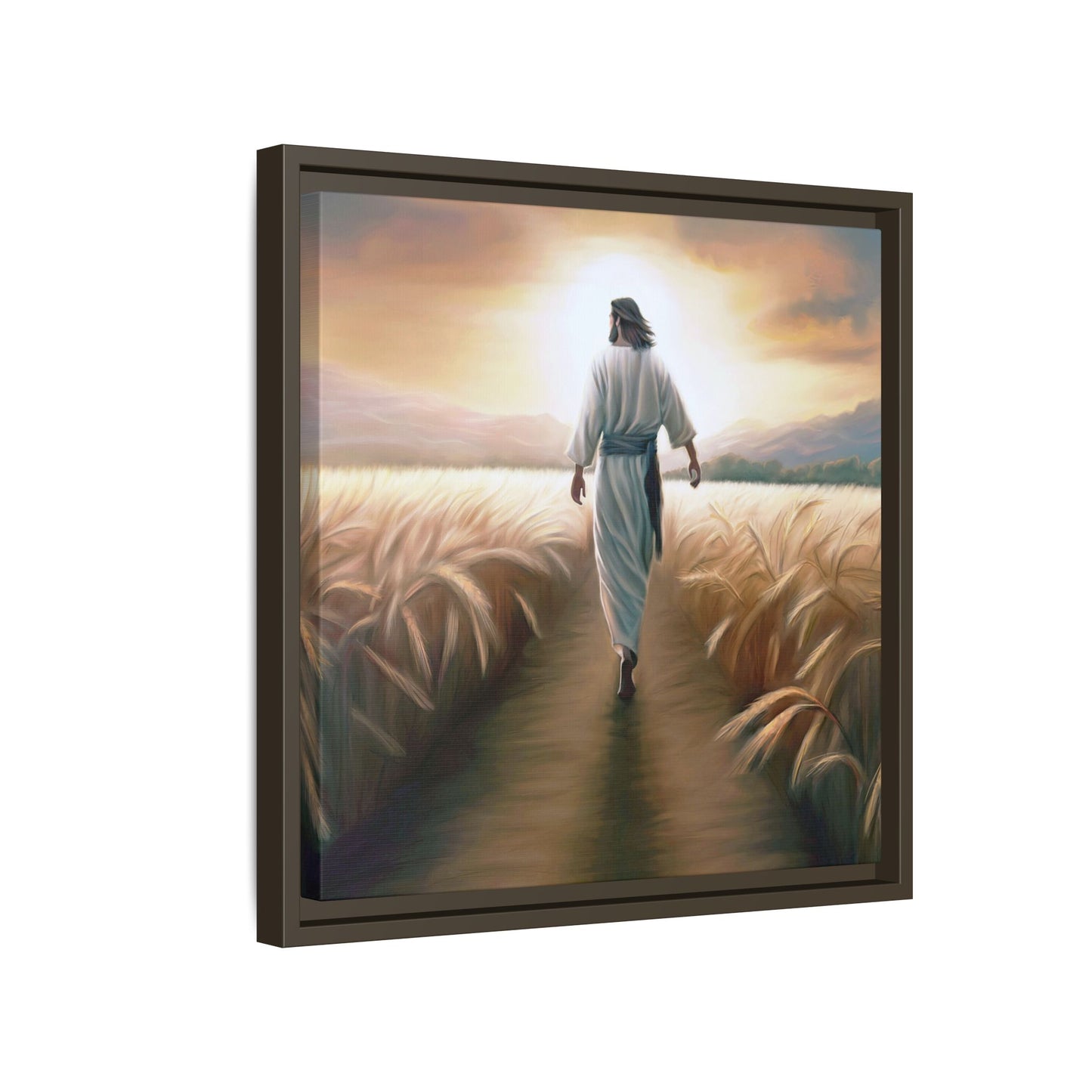 Called To Serve Canvas Print Framed Wall Art of Jesus Christ, Gift for Missionaries, Jesus in the Field beautiful