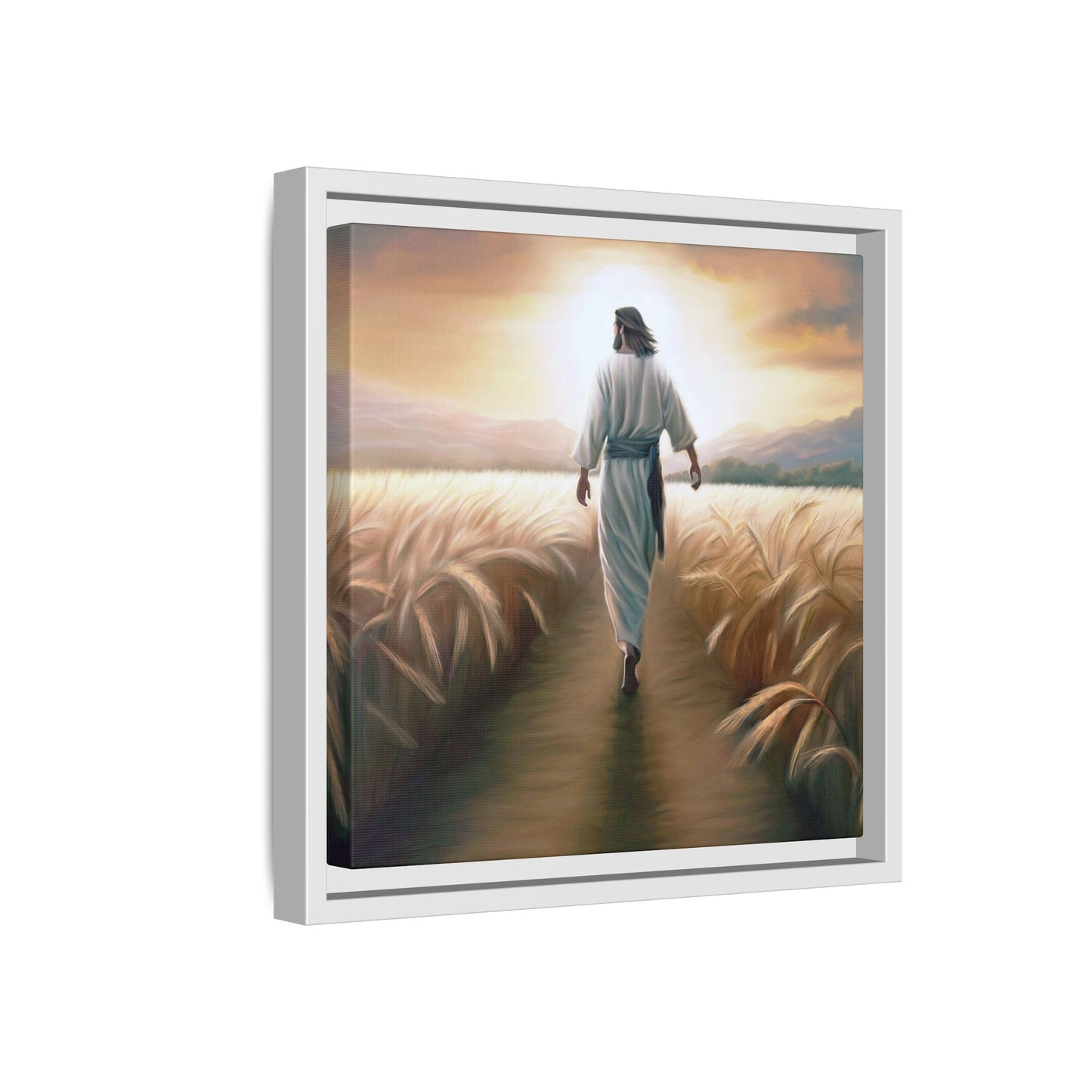 Called To Serve Canvas Print Framed Wall Art of Jesus Christ, Gift for Missionaries, Jesus in the Field beautiful