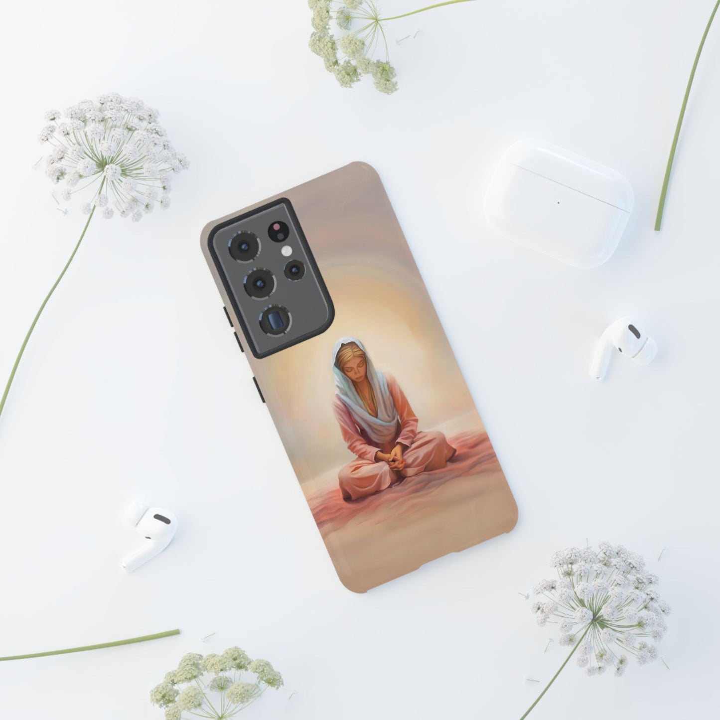 Stillness Tough Cases for Christian Women and Girls, Missionary Phone Cover, Stillness Reminder for phones, Gift for Christian Girls