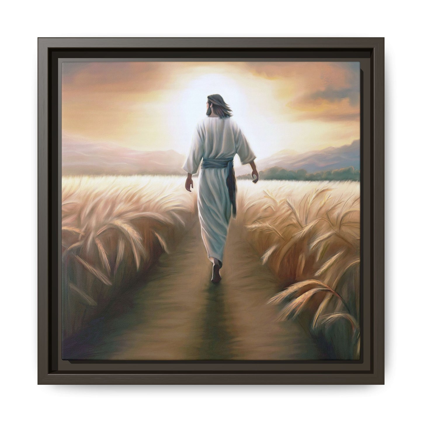 Called To Serve Canvas Print Framed Wall Art of Jesus Christ, Gift for Missionaries, Jesus in the Field beautiful