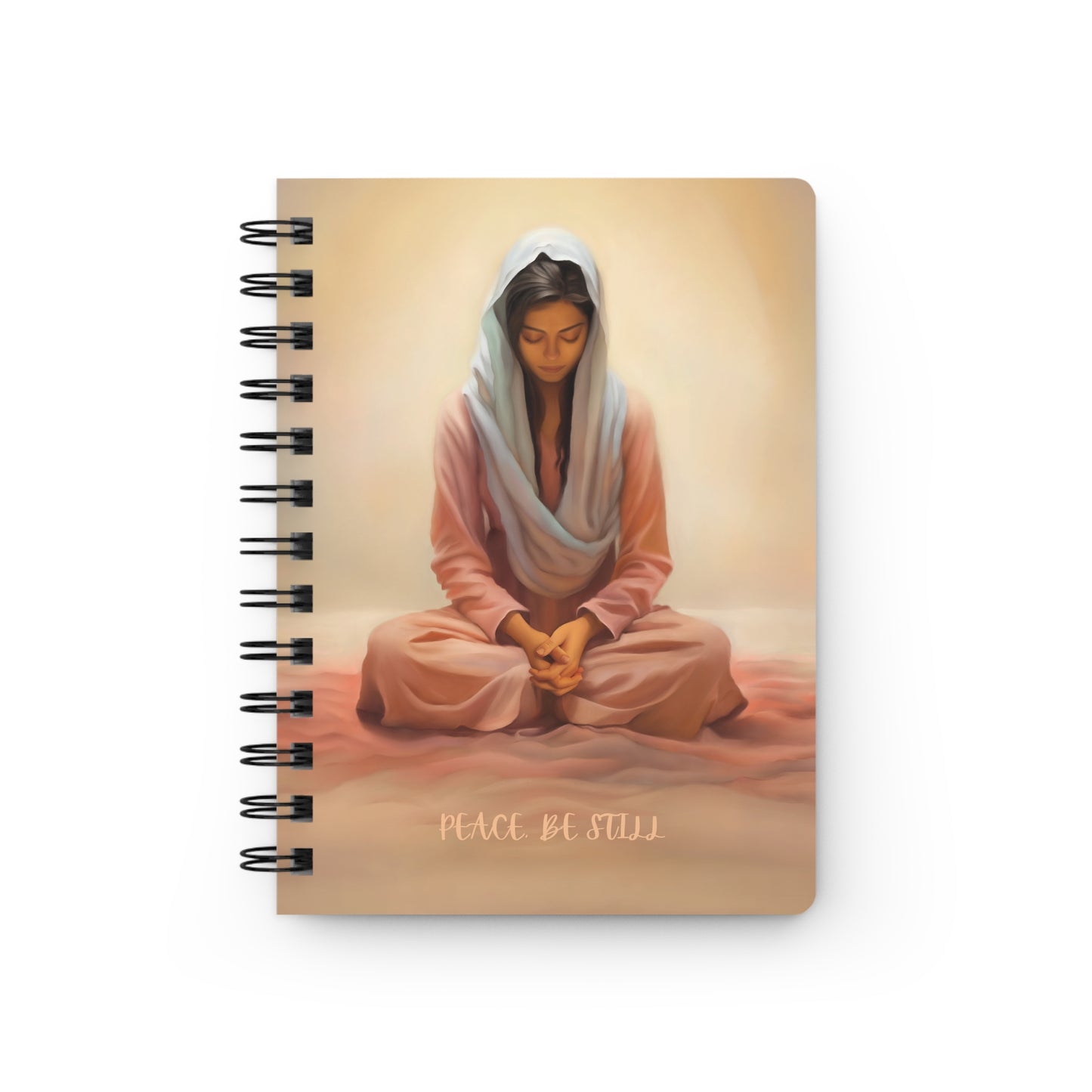 Stillness Spiritual Stationary, Missionary Spiritual Journal and Mindfulness gift, Meditation gift, Spiral Bound Journal