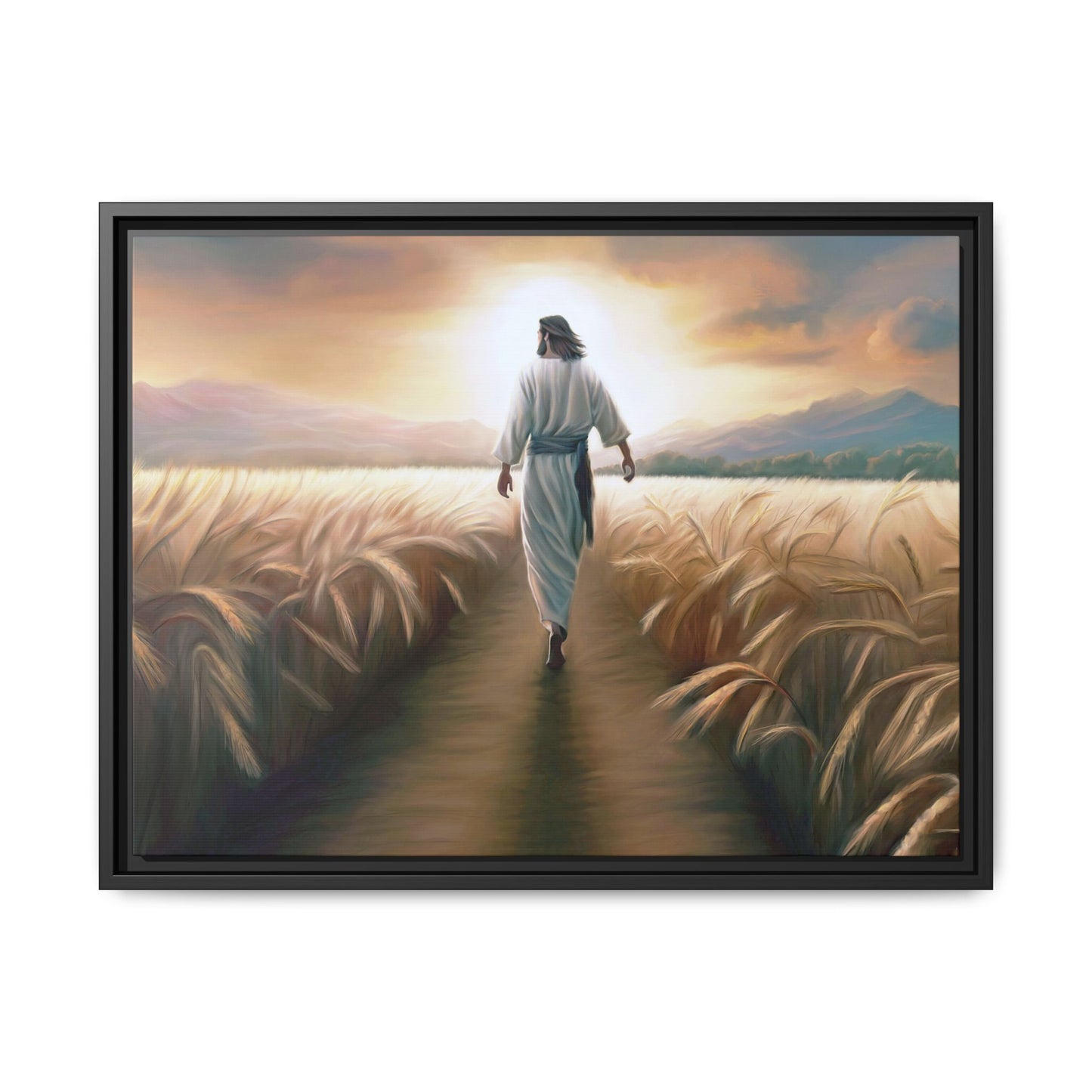 Called To Serve Canvas Print Framed Wall Art of Jesus Christ, Gift for Missionaries, Jesus in the Field beautiful