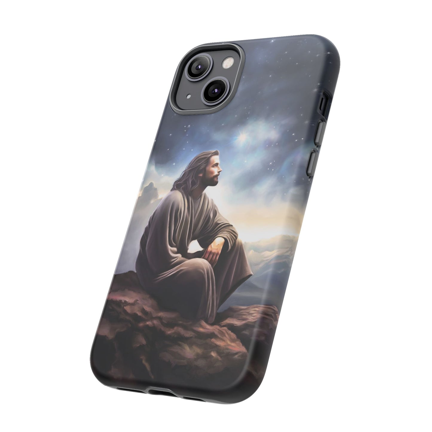 Jesus With The Stars Tough Phone Cases for Missionaries, Fun Special Gift for Bishops, Missionaries, Fun Gift for your missionary