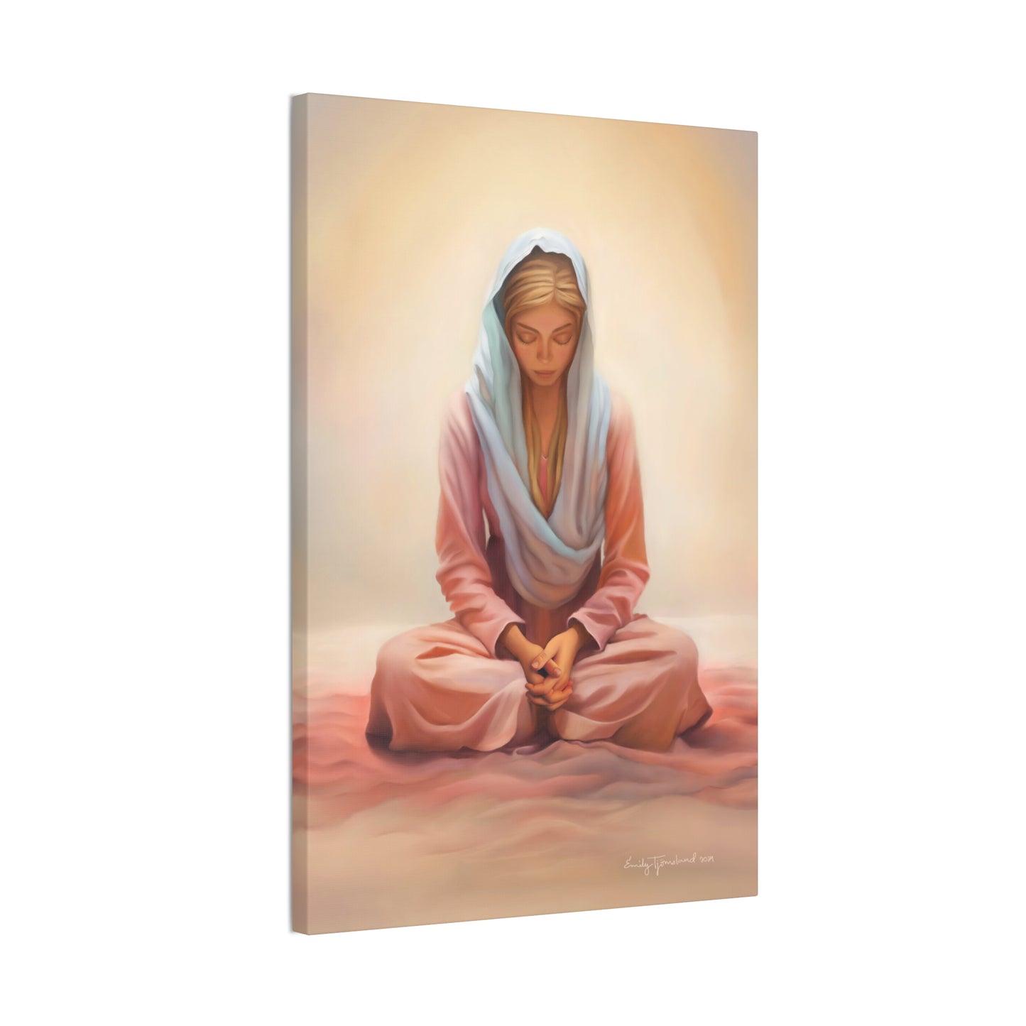 Stillness Fine Art Canvas Print, Female Discipleship, Gift for Her, Religious Gift for Her, Young Women Gift, Relief Society Gift, LDS artwork